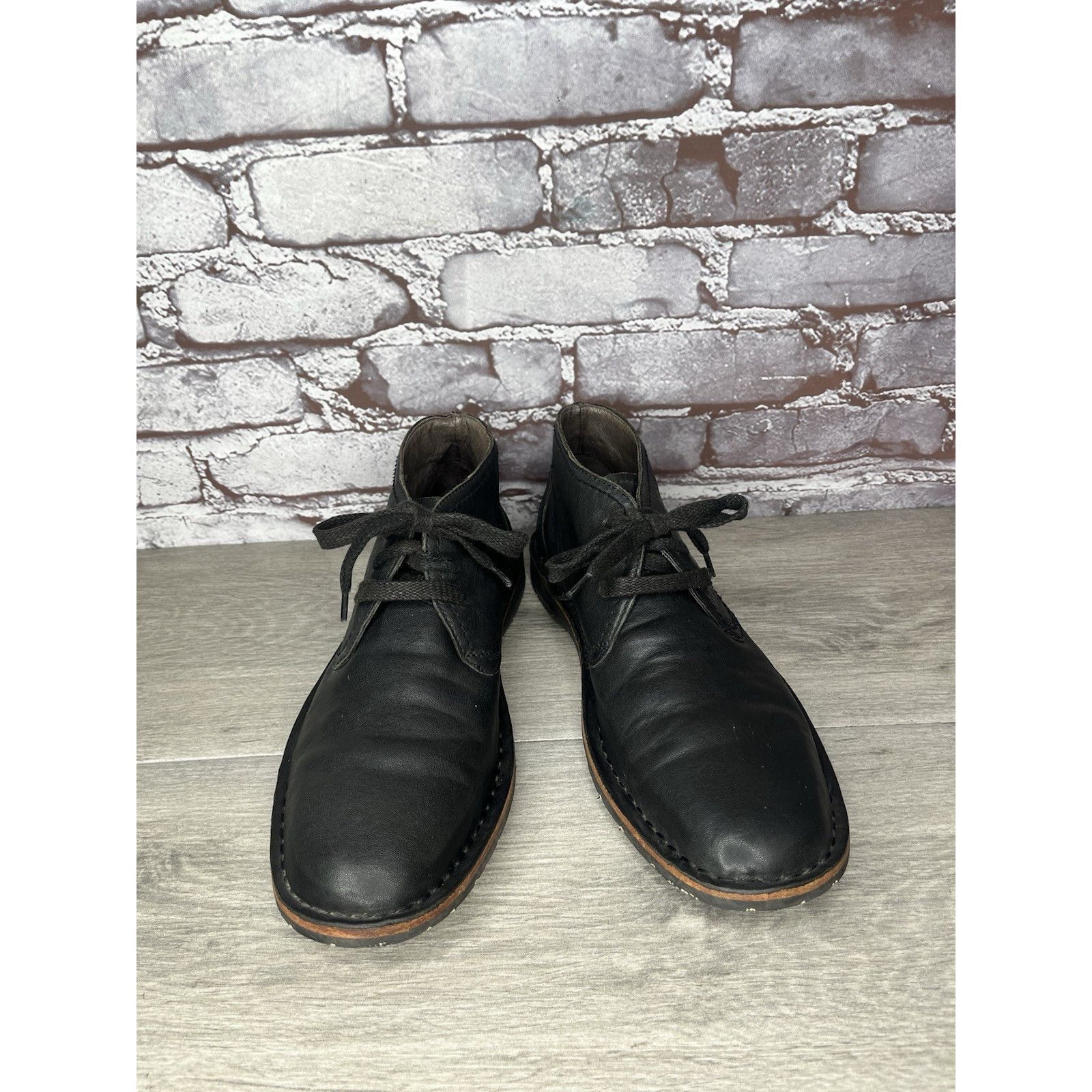 John Varvatos John Varvatos Portland Chukka Lace Up Shoes Black Soft Leath Size US 8 / EU 41 - 3 Thumbnail