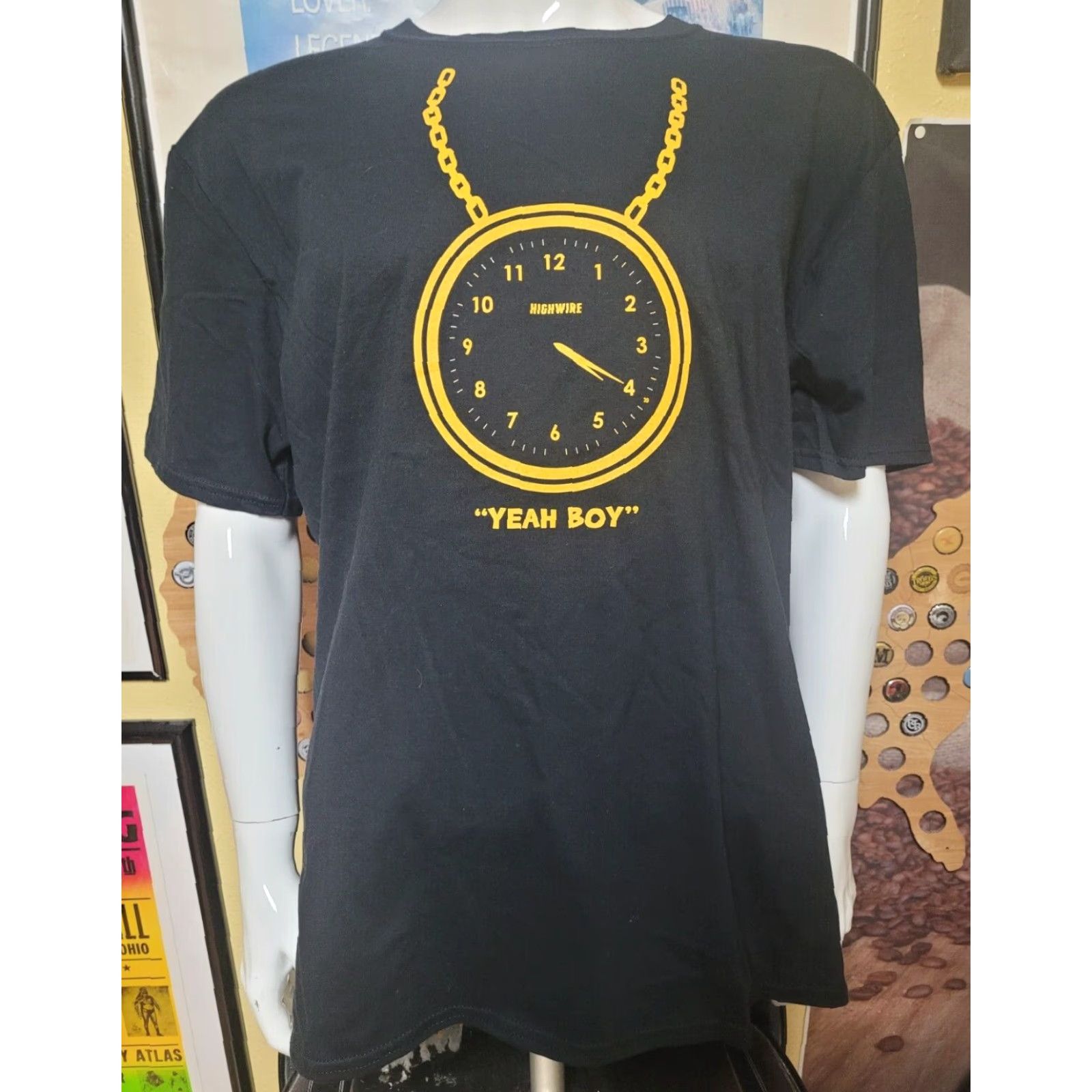 Gildan VINTAGE Highwire Cannabis Dispensary Michigan T Shirt XL Black Gildan 100% Cotton Crew Neck Short Sleeve Graphic Tee Mens Size US XL / EU 56 / 4 - 2 Thumbnail