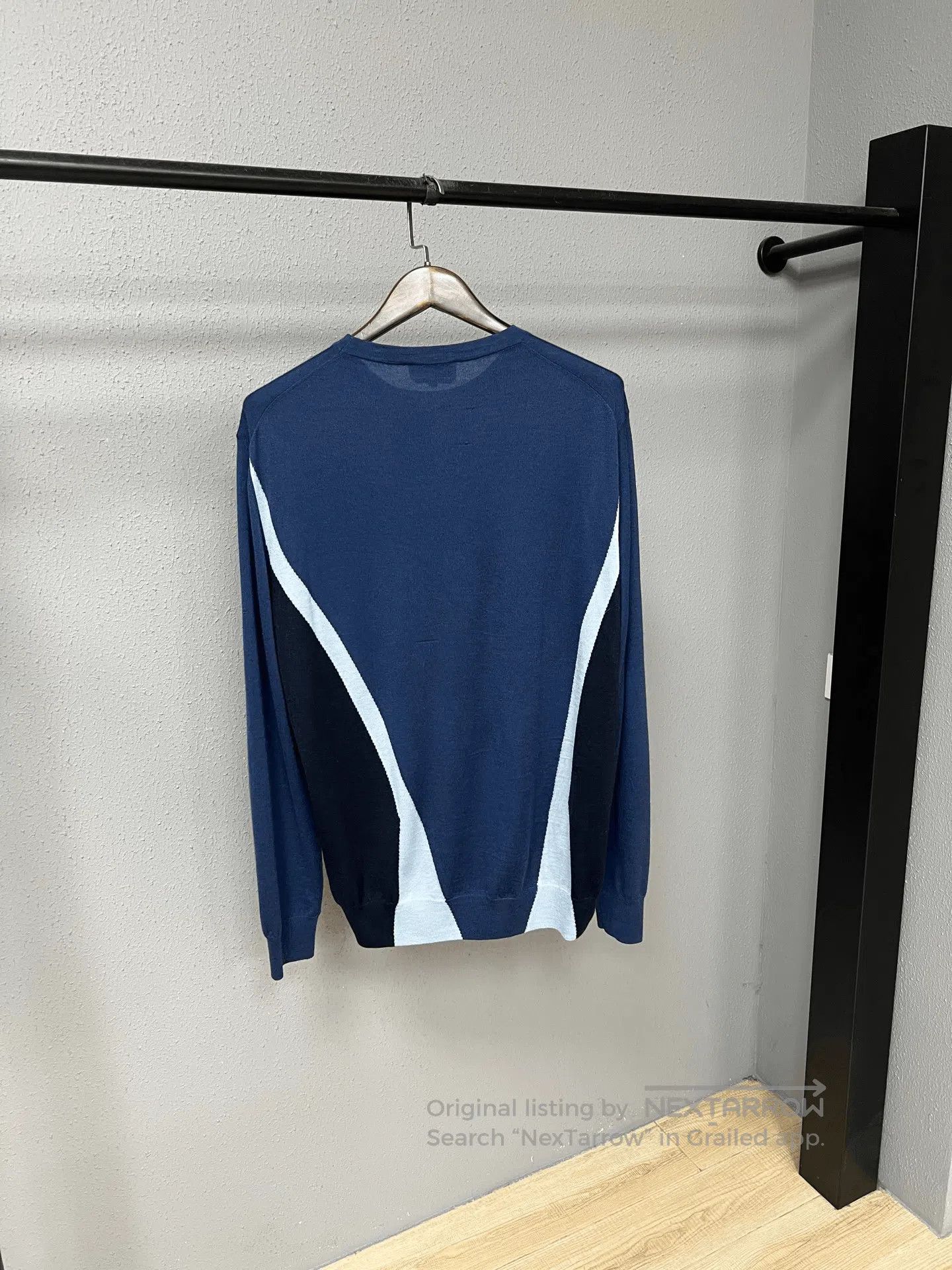Hermes Hermes Color-Block Cashmere Sweater. Size US XXL / EU 58 / 5 - 2 Thumbnail