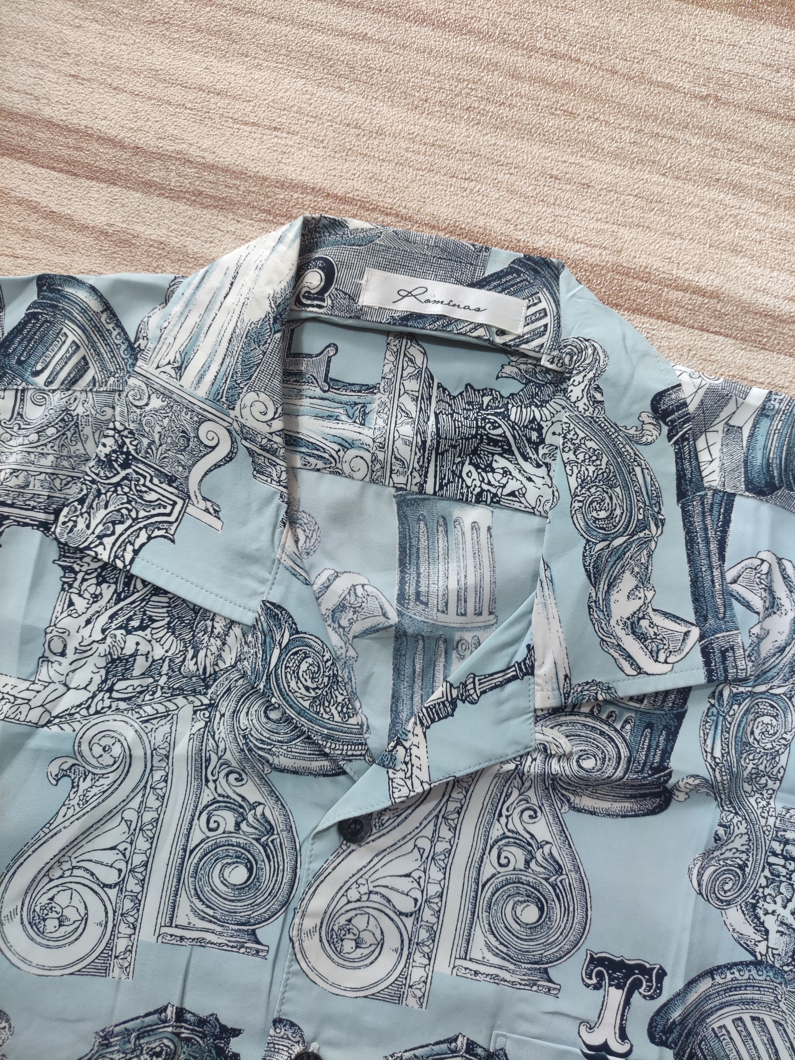 Vintage ROMAN ROMINAS LOOP COLLAR SHIRT Size US XL / EU 56 / 4 - 4 Thumbnail