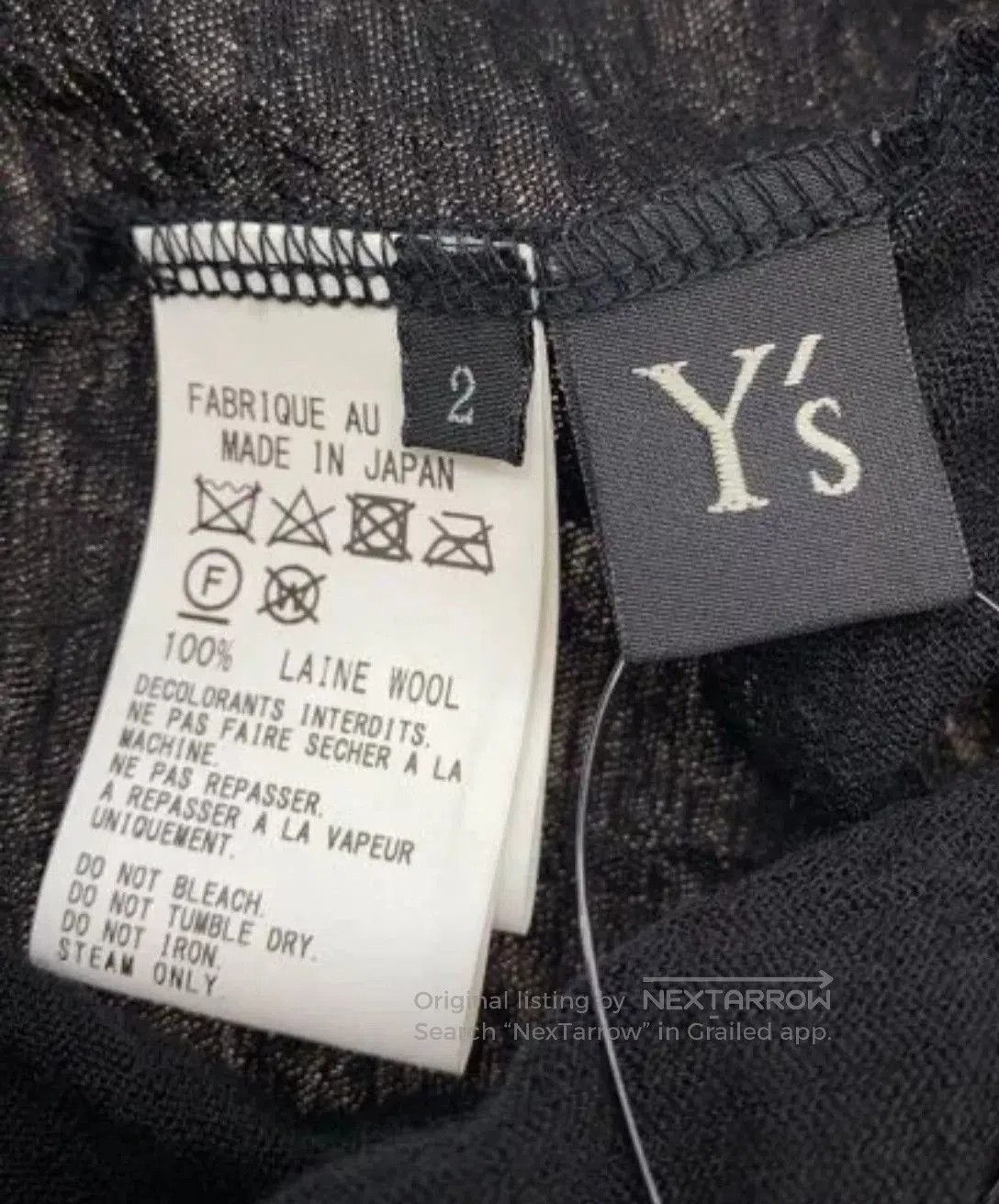 Yohji Yamamoto Y's Yohji Yamamoto Lightweight Cardigan. Size M / US 6-8 / IT 42-44 - 4 Thumbnail