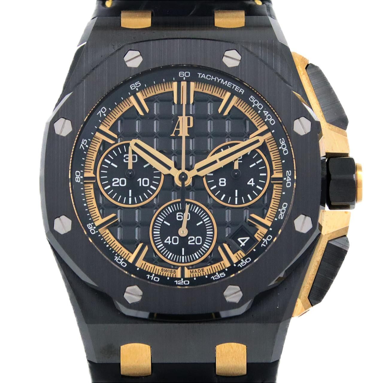 Audemars Piguet Audemars Piguet Royal Oak Offshore Chronograph Ceramic Au750 Chronograph Glass / Ceramic Automatic 26420CE.00.A127CR.01 DUTY FREE for USA