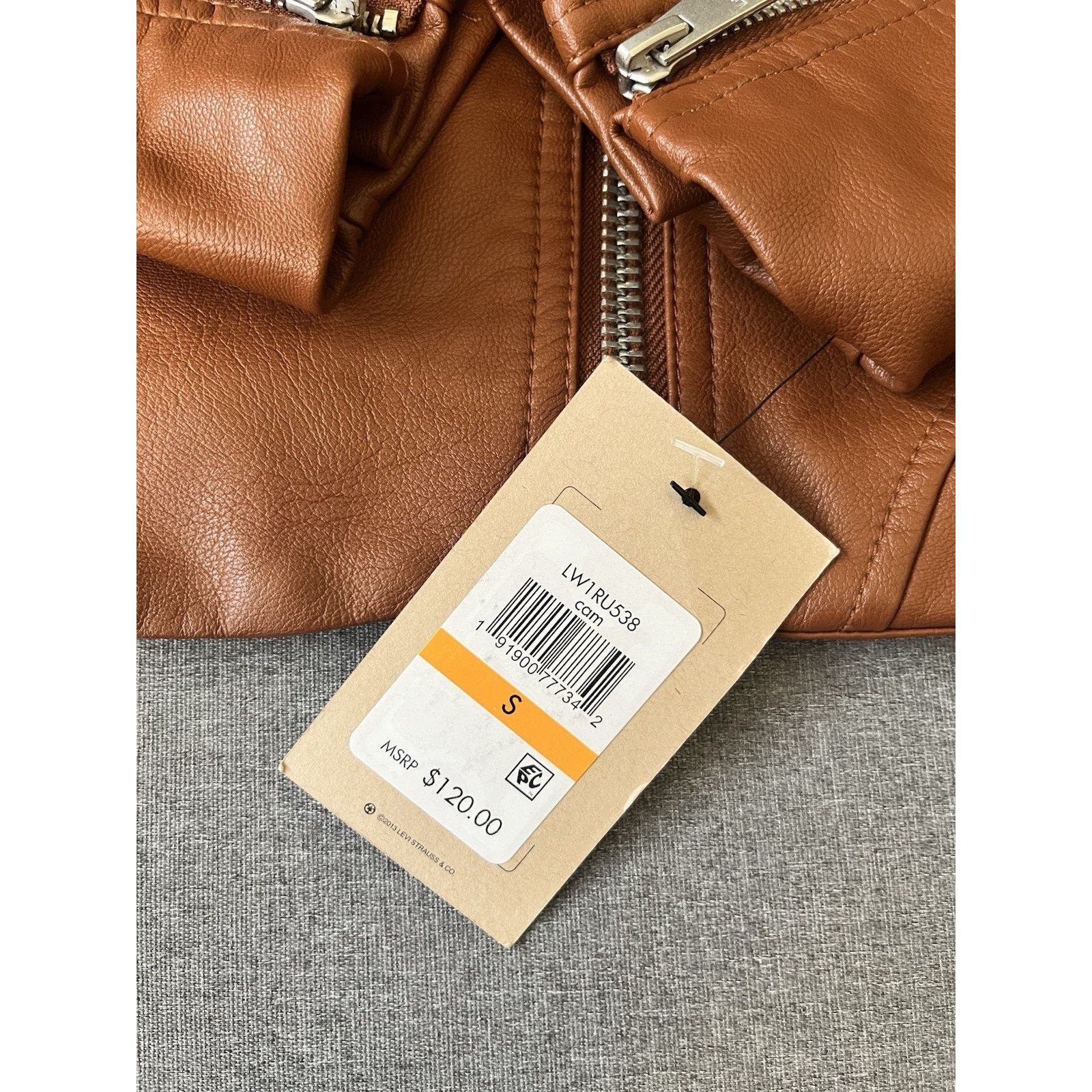 Levi's LW1RU538 Levi's Women's 538 Moto jacket size Small Brown Size S / US 4 / IT 40 - 8 Thumbnail