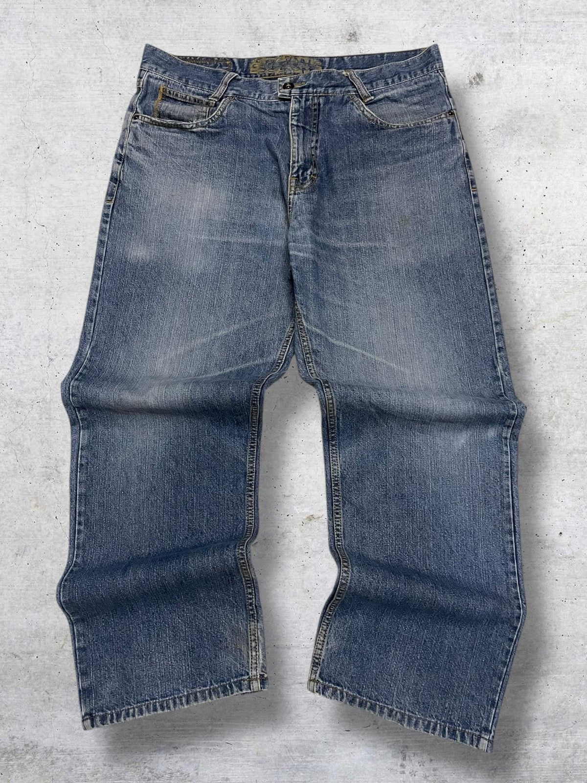 Sessions VINTAGE SESSIONS STREETWEAR DESIGNER US BAGGY DENIM STYLE Size US 34 / EU 50 - 1 Thumbnail