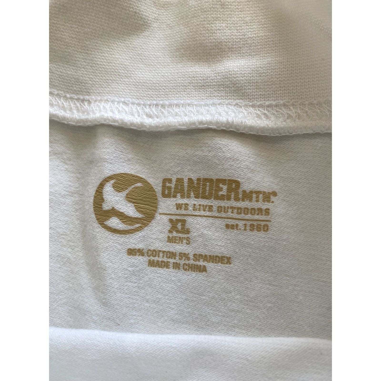 Vintage Gander Mountain Shirt Men's XL White Long Sleeve Mock T basic Solid Guide Series / 16-2 Size US XL / EU 56 / 4 - 4 Thumbnail
