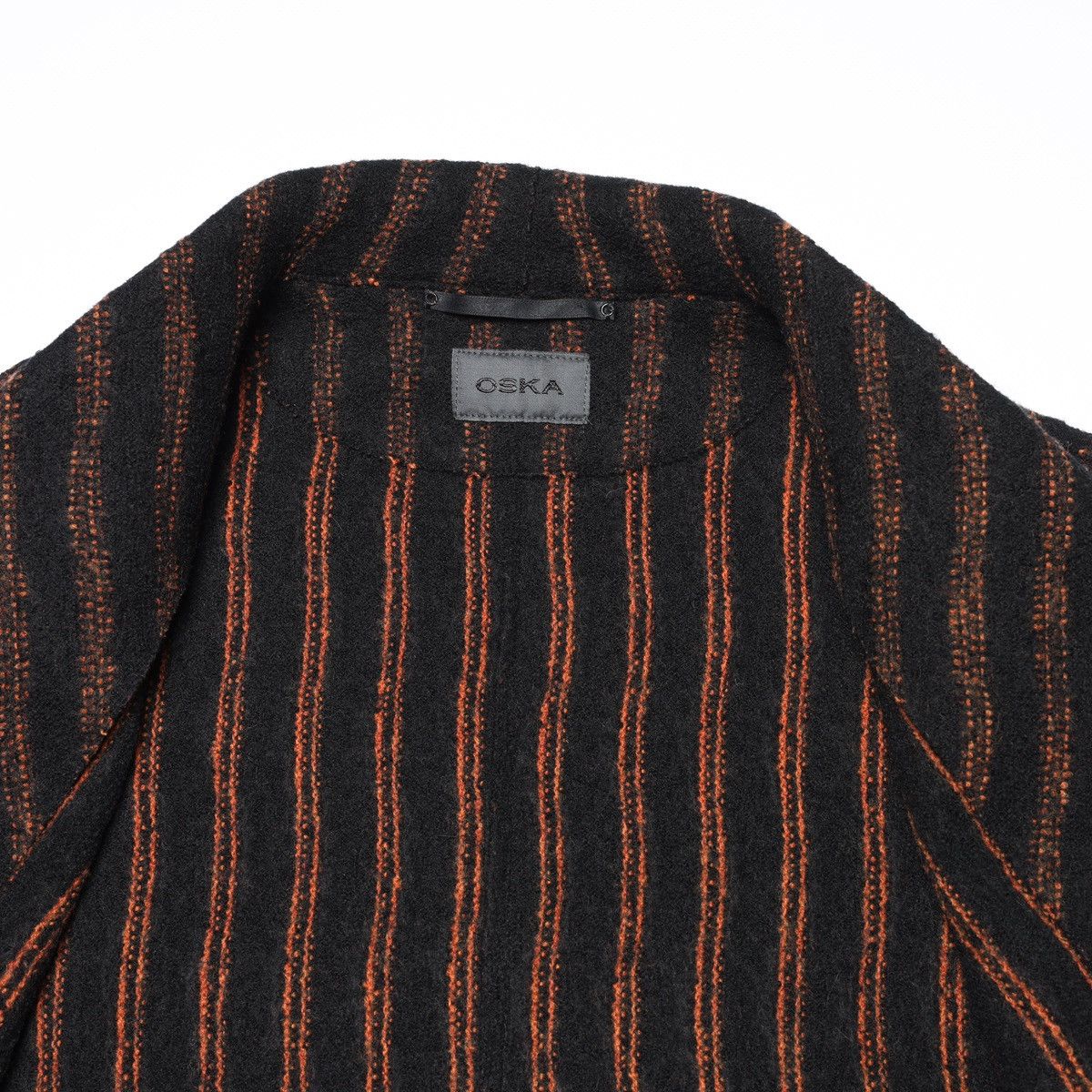 OSKA Oska Boiled Moessmer Striped Wool Jacket Abukir Cape Coat Size M / US 6-8 / IT 42-44 - 12 Thumbnail