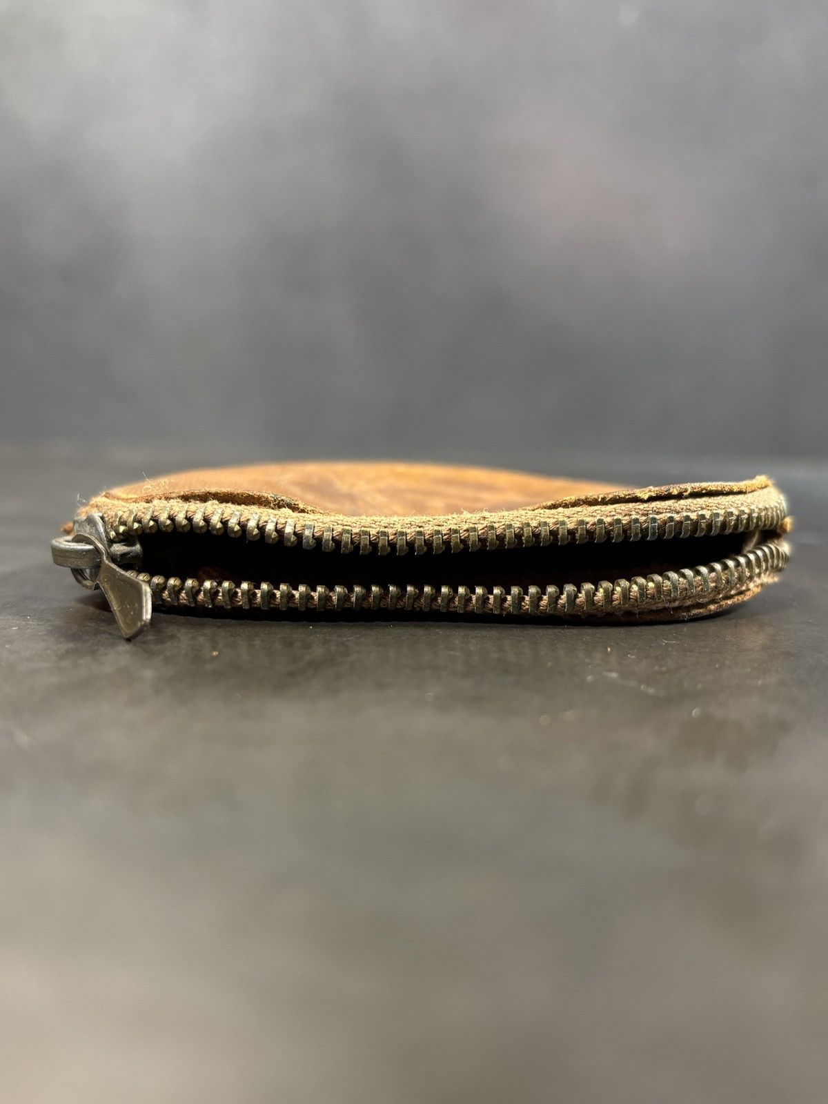 Vintage True Vintage Leather Coin Purse West Germany Horse Brass 60s Size ONE SIZE - 7 Thumbnail