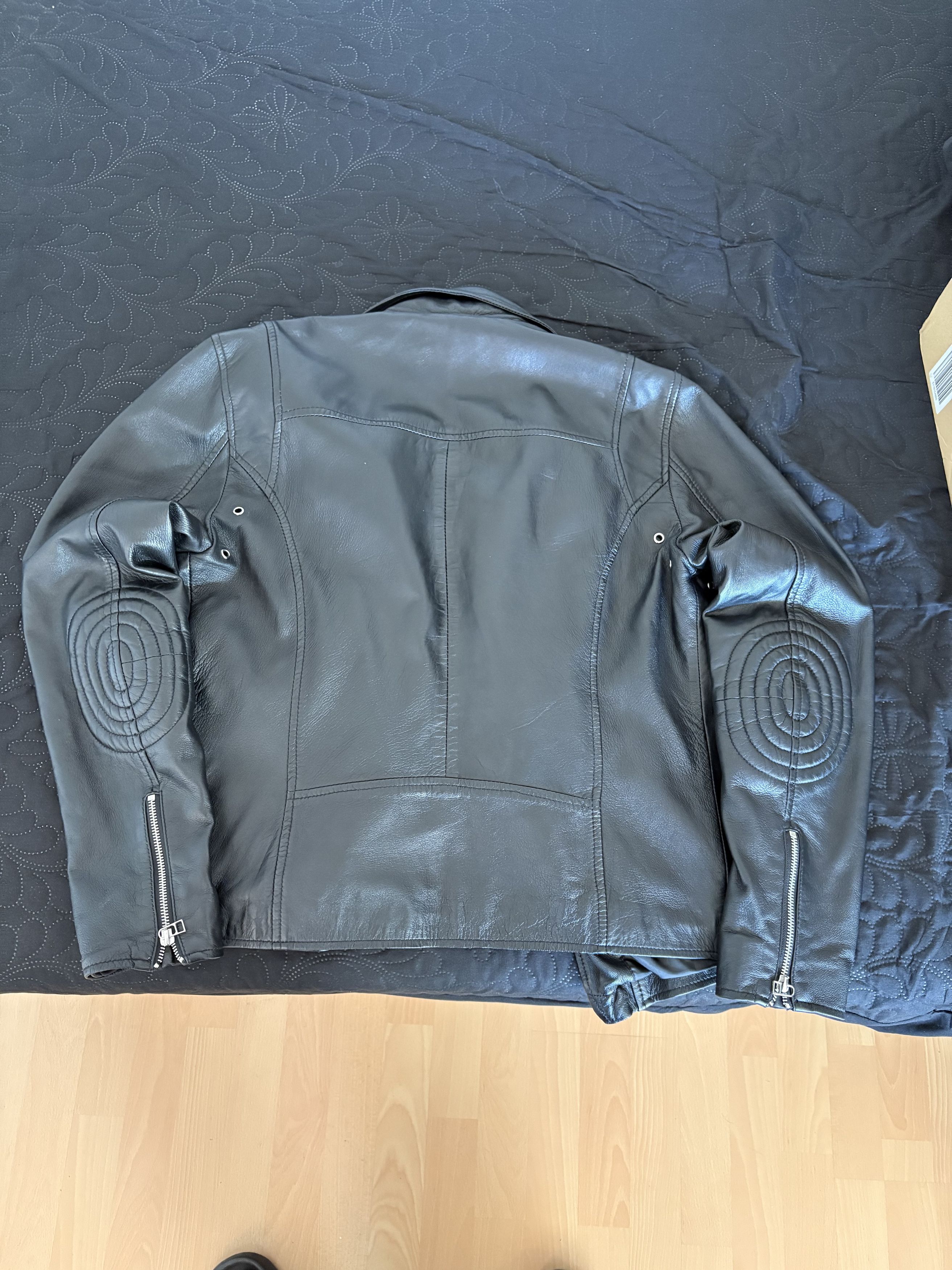 GOOSECRAFT Goosecraft Lederjacke Oliv Gr M Biker Jacke Size US M / EU 48-50 / 2 - 5 Thumbnail