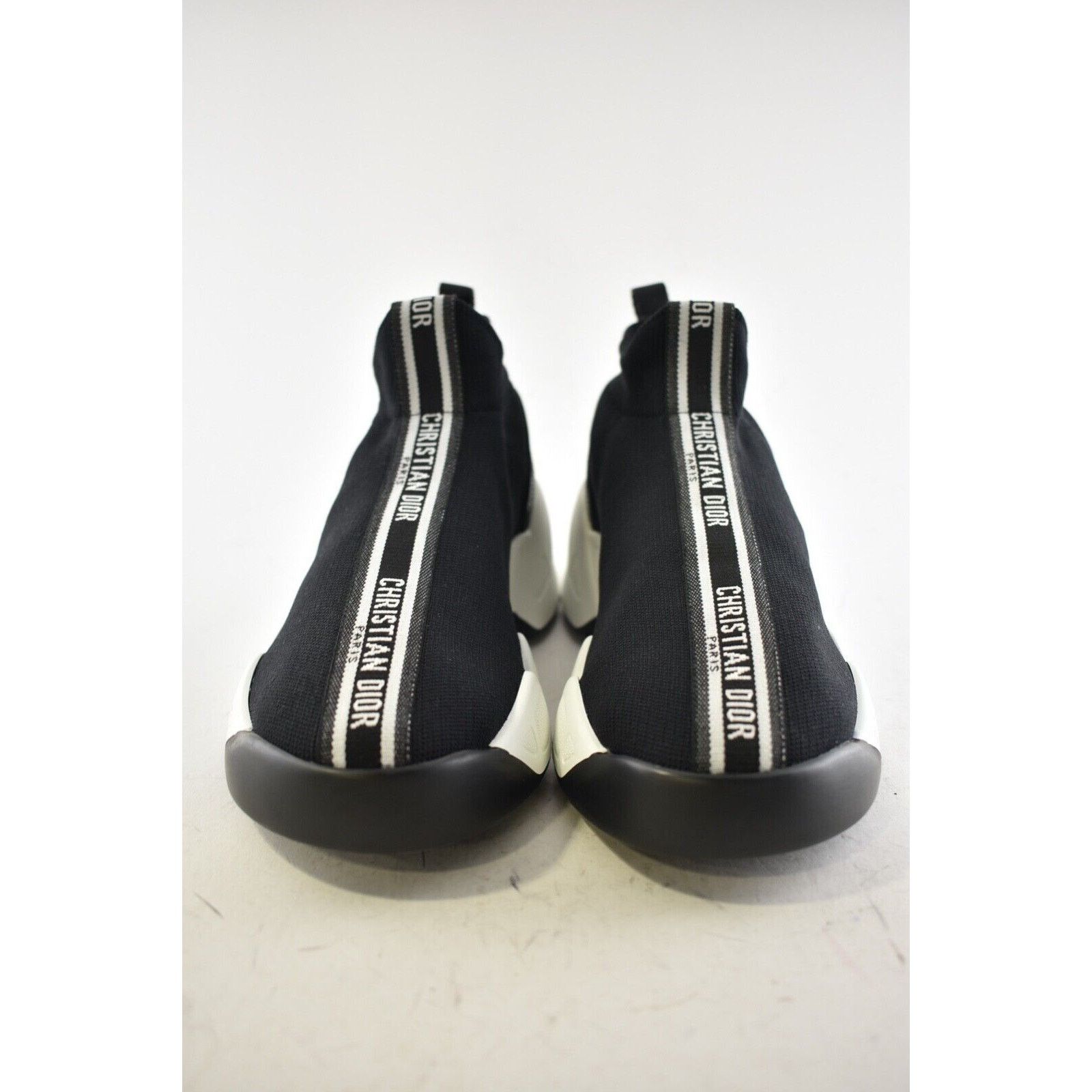 Dior Dior F. Two Point Zero Black Knit Flat Trainer Sneaker 41.5 Size US 11.5 / IT 41.5 - 5 Thumbnail