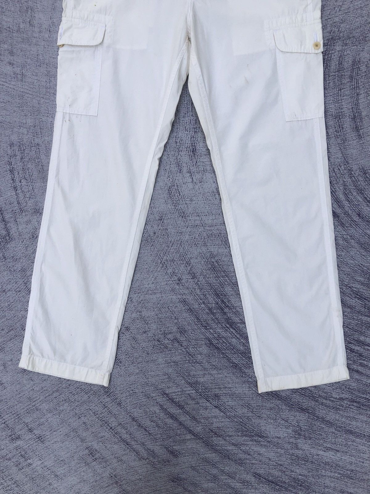 Designer × Japanese Brand Very Rare Cargo Pants Faded White Multipocket Tactical Size US 36 / EU 52 - 4 Thumbnail