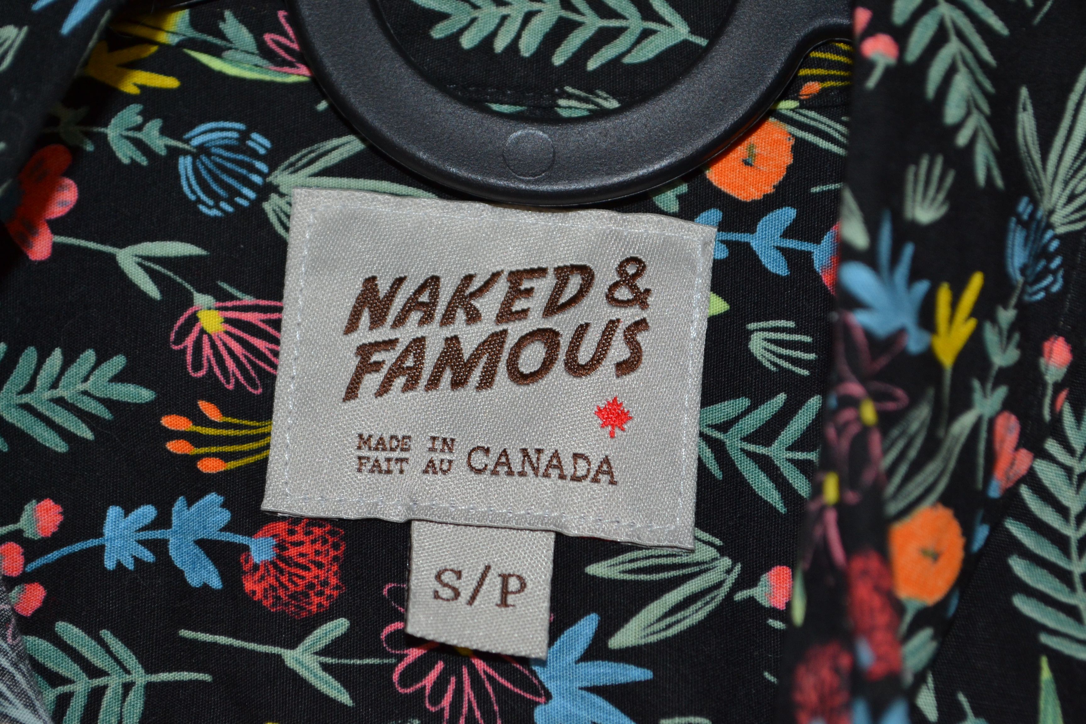 Naked & Famous Naked & Famous Easy Pastel Flowers Shirt Black S Size US S / EU 44-46 / 1 - 4 Thumbnail