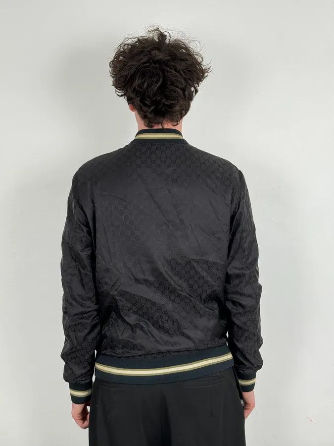 Gucci 2000s Gucci Black Monogrammed Light Windbreaker Jacket Size US M / EU 48-50 / 2 - 3 Thumbnail