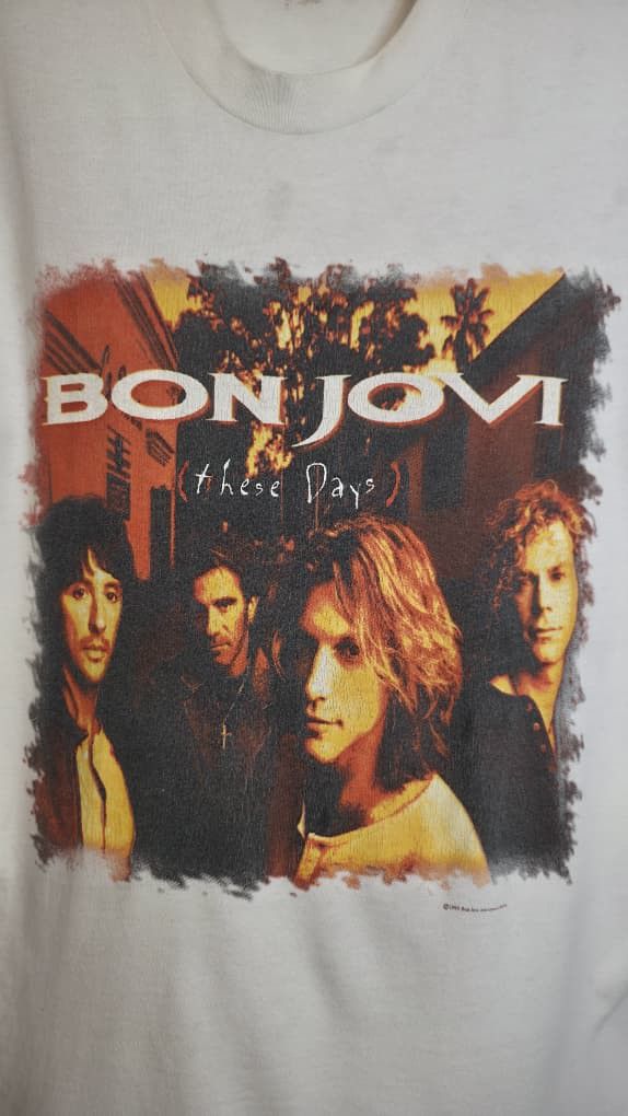 Band Tees Bon jovi vintage tshirt Size US L / EU 52-54 / 3 - 2 Thumbnail