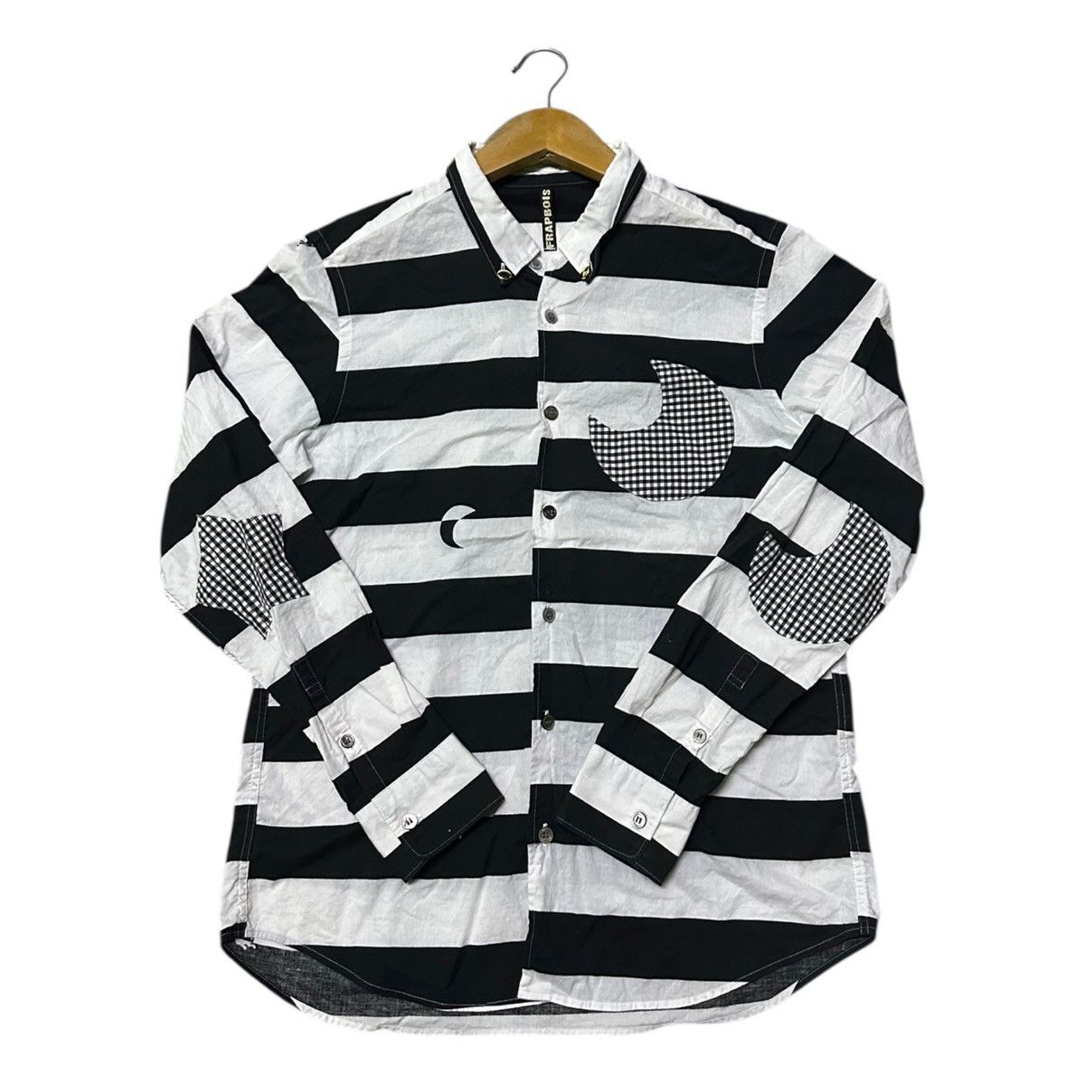 Issey Miyake Fraipbois Issey Miyake long sleeved striped shirts Size US S / EU 44-46 / 1 - 5 Thumbnail