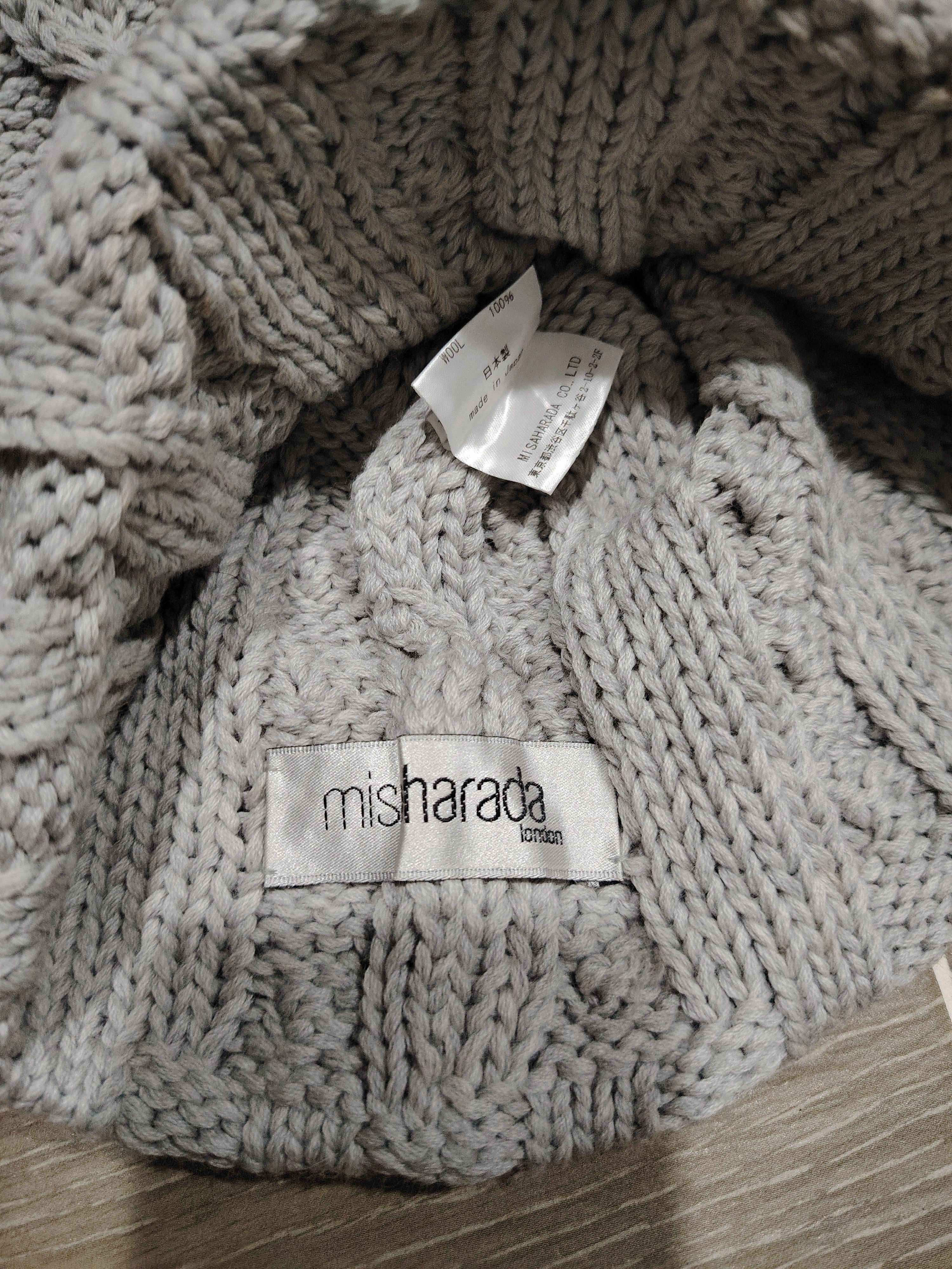 Designer × Japanese Brand Vintage Misaharada London Wool Beanie Hat Japan Size ONE SIZE - 3 Thumbnail
