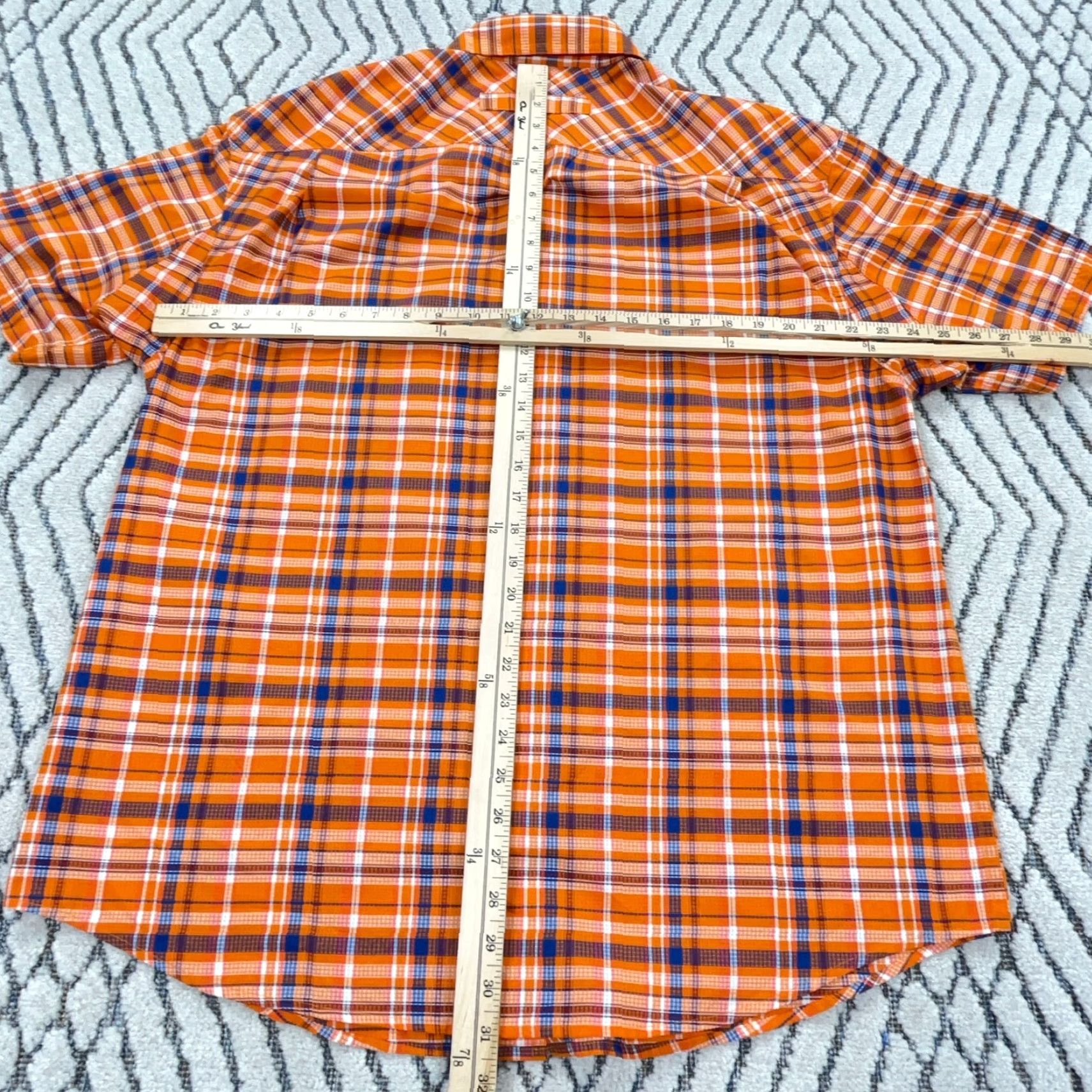 Vintage Duluth Shirt Men Large Orange Plaid Button Up Double Pocket Outdoors Camp River Size US L / EU 52-54 / 3 - 5 Thumbnail