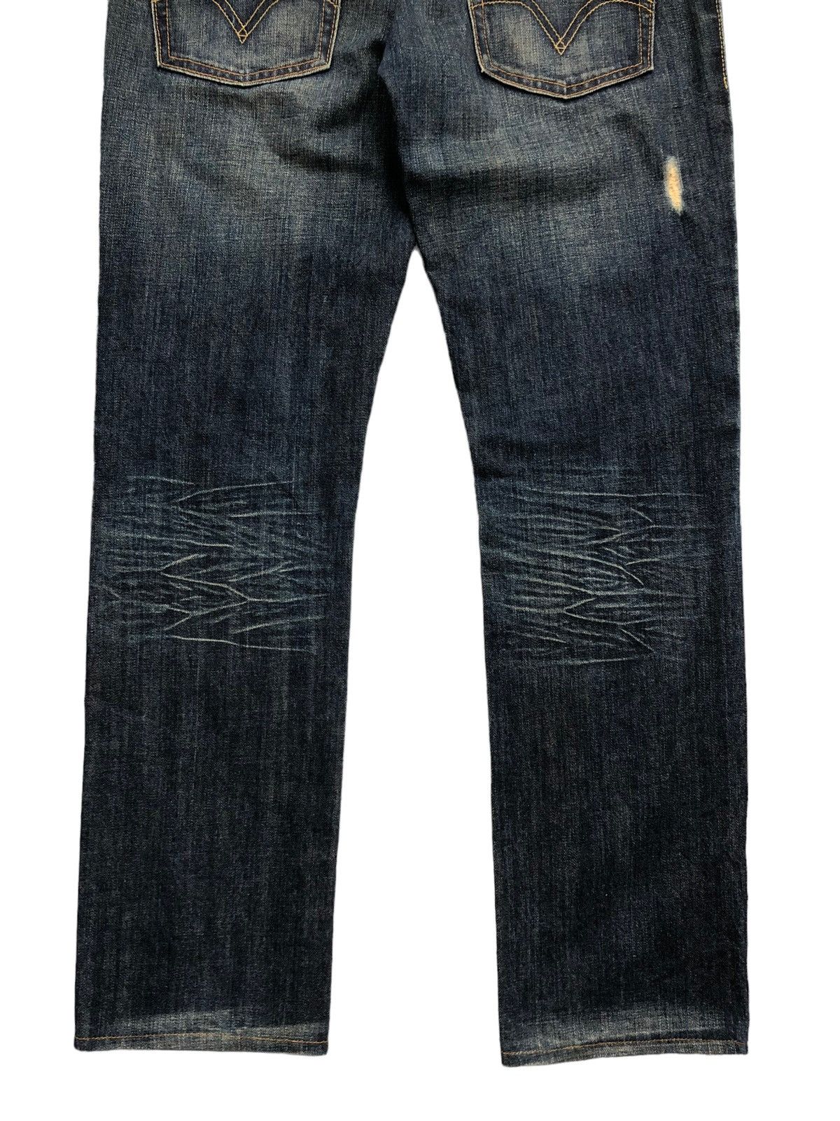 Levi's Vintage Levi's 522 Clawmark Distressed Denim Size US 31 - 16 Thumbnail