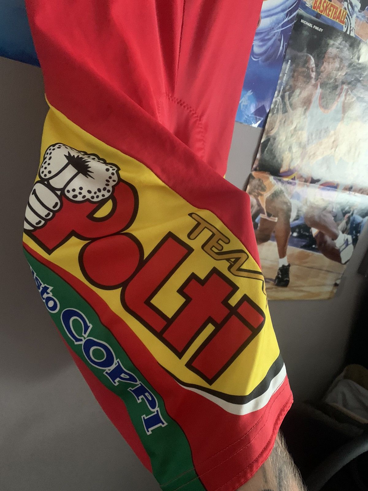 Vintage 1999 Vtg SMS Santini Team Polti Fausto Coppi Cycling Shorts Size US 32 / EU 48 - 2 Thumbnail