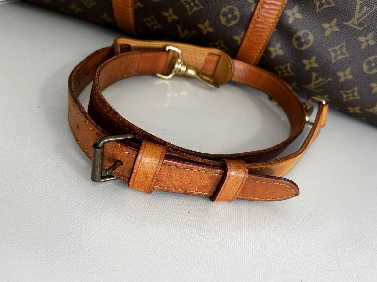 Louis Vuitton Authentic Louis Vuitton Keepall Bandouliere/Vintage/Brown Size ONE SIZE - 17 Thumbnail
