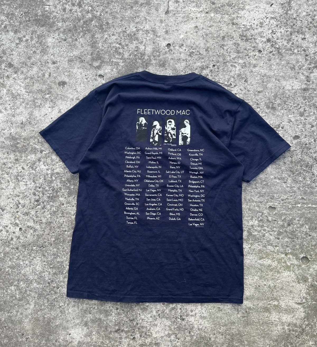 Band Tees Vintage Fleetwood Mac 2003 Tour T-shirt Streetwear Usa L Size US L / EU 52-54 / 3 - 3 Thumbnail