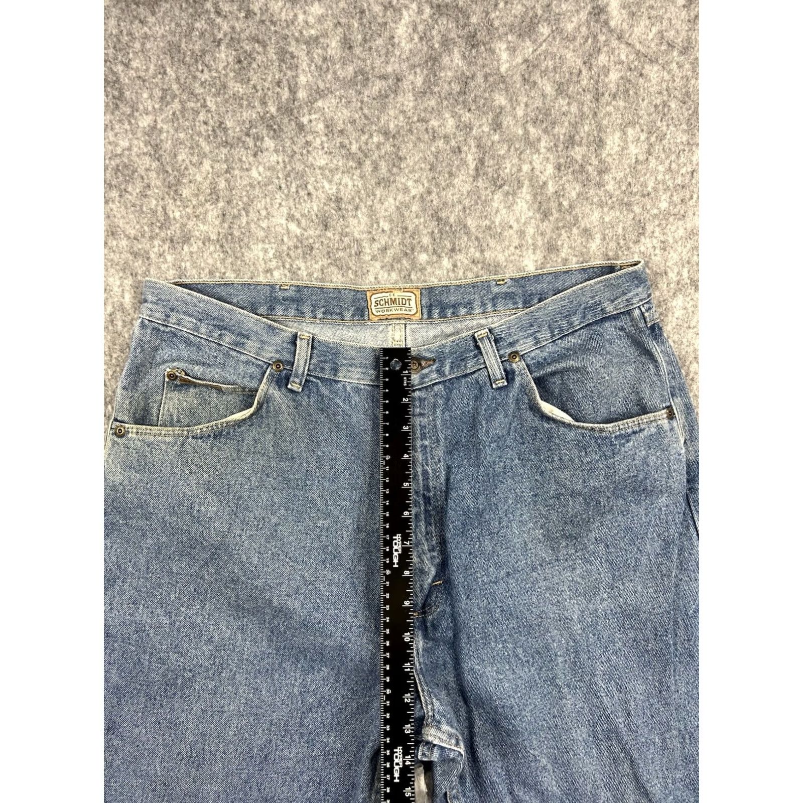 Vintage CE Schmidt Workwear Jeans Regular Fit Straight Leg 38x36 Denim Blue Mens Regular 5-Pocket Workwear Outdoor Vintage-No Size US 38 / EU 54 - 6 Thumbnail