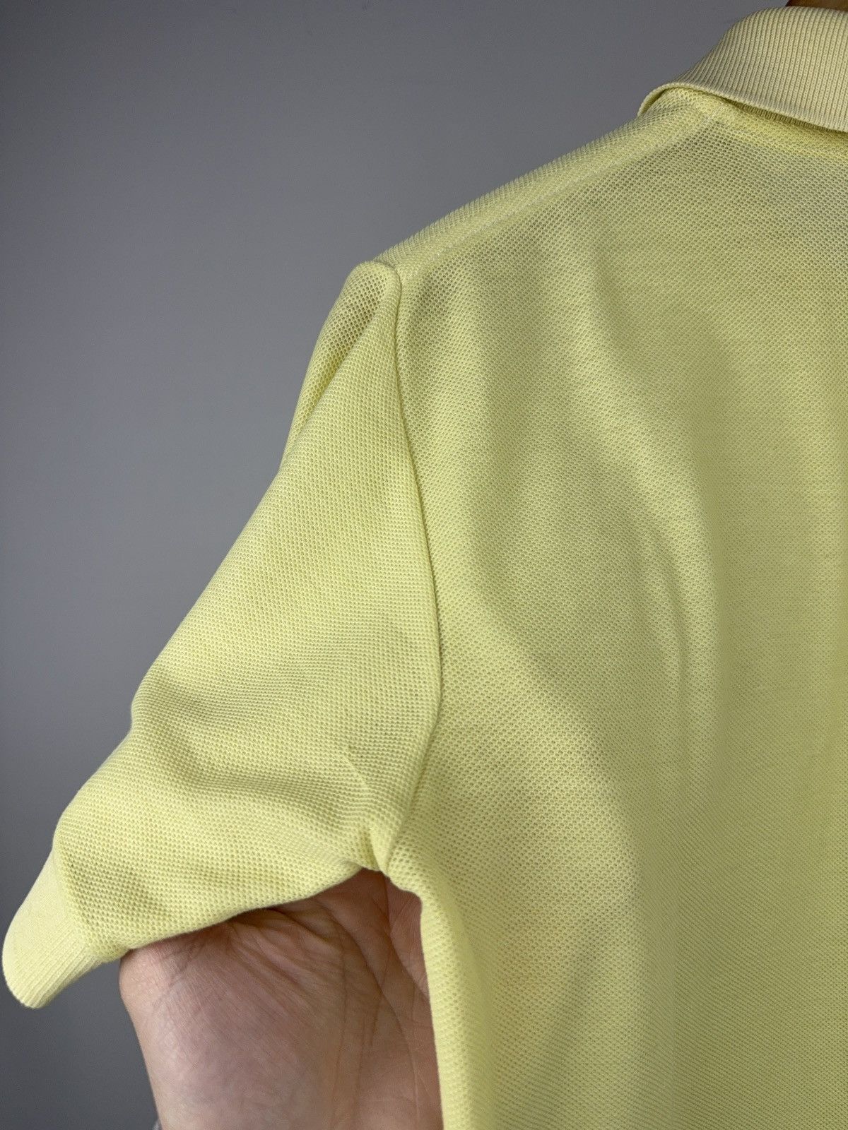 Lacoste Retro 80s Chemise Lacoste Polo Shirt Yellow Made in France Size US S / EU 44-46 / 1 - 16 Thumbnail