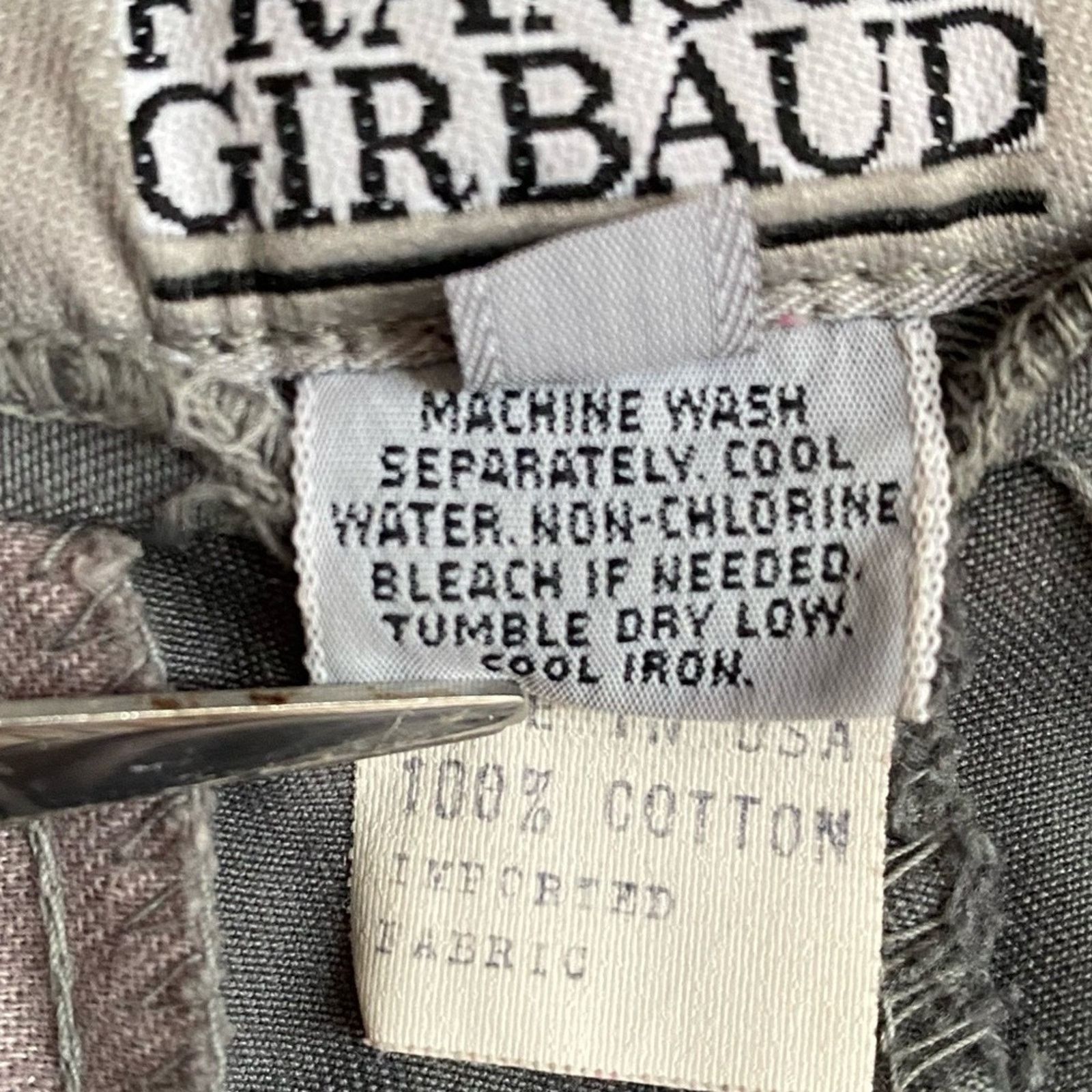 Marithe + Francois Girbaud GIRBAUD Gray Pleated Cotton 80s Snap Ankle Pant 5/6 27” Size 27" / US 4 / IT 40 - 8 Thumbnail