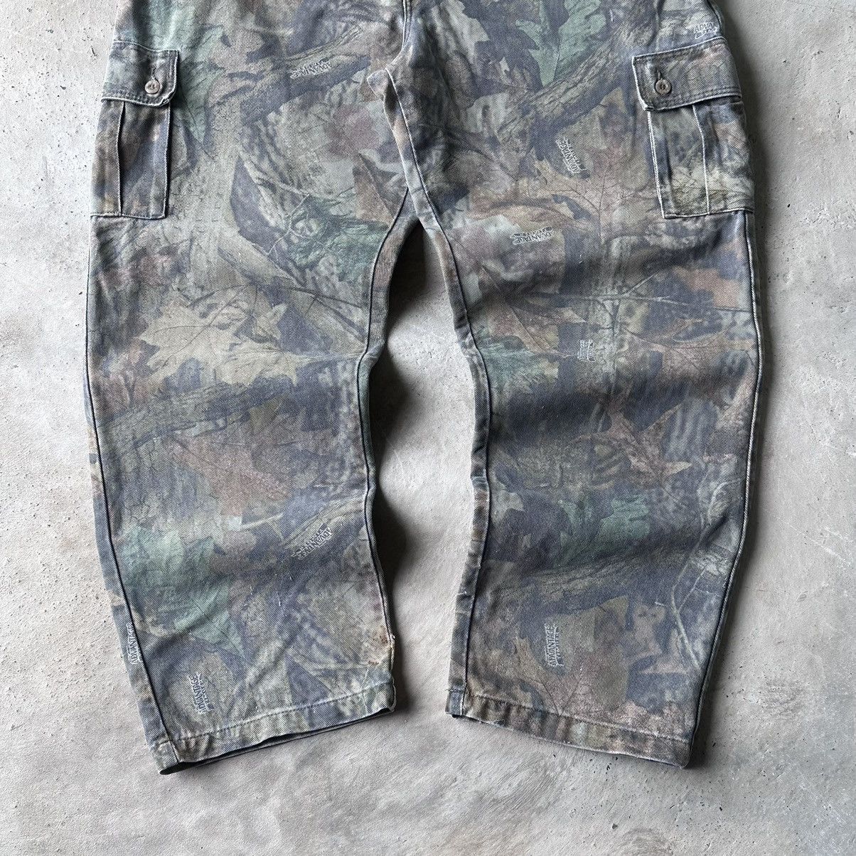 Carhartt × Realtree Crazy Vintage Y2K Faded Realtree Camo Carhartt Style Baggy Size US 38 / EU 54 - 3 Thumbnail