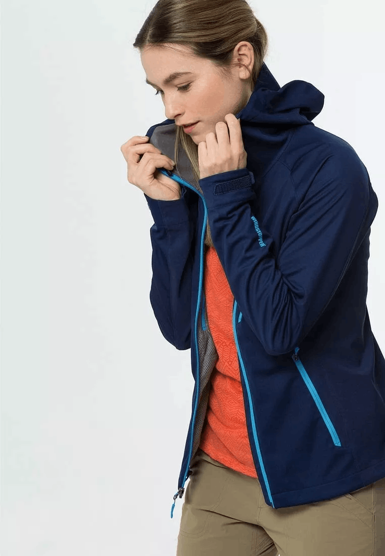 Haglofs Marmot Junfo ROM Softshell Windbreaker Hooded Stretch Jacket Size L / US 10 / IT 46 - 5 Thumbnail