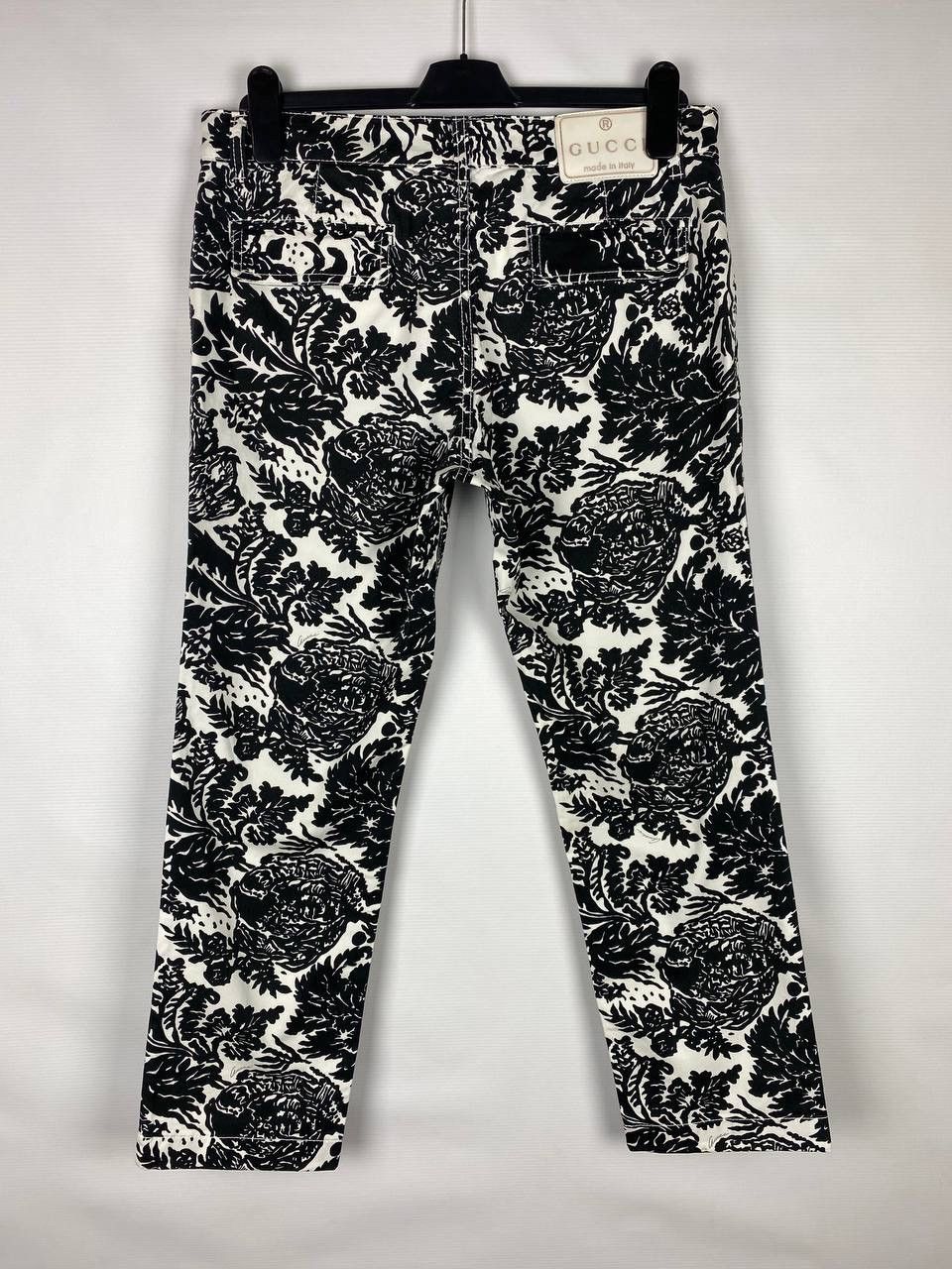 Gucci Gucci flower vintage pant woman size 42 Size 28" / US 6 / IT 42 - 3 Thumbnail