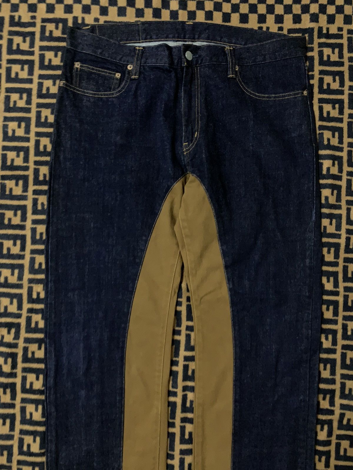 KOJIMA GENES 💥Kojima Genes Japan Patchwork Denim Size US 36 / EU 52 - 4 Thumbnail