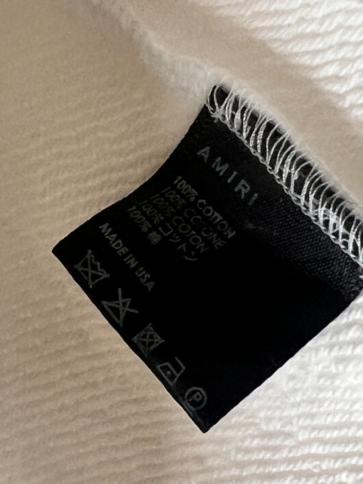 Amiri AMIRI Logo Print Cotton Hoodie White L Size US L / EU 52-54 / 3 - 6 Thumbnail