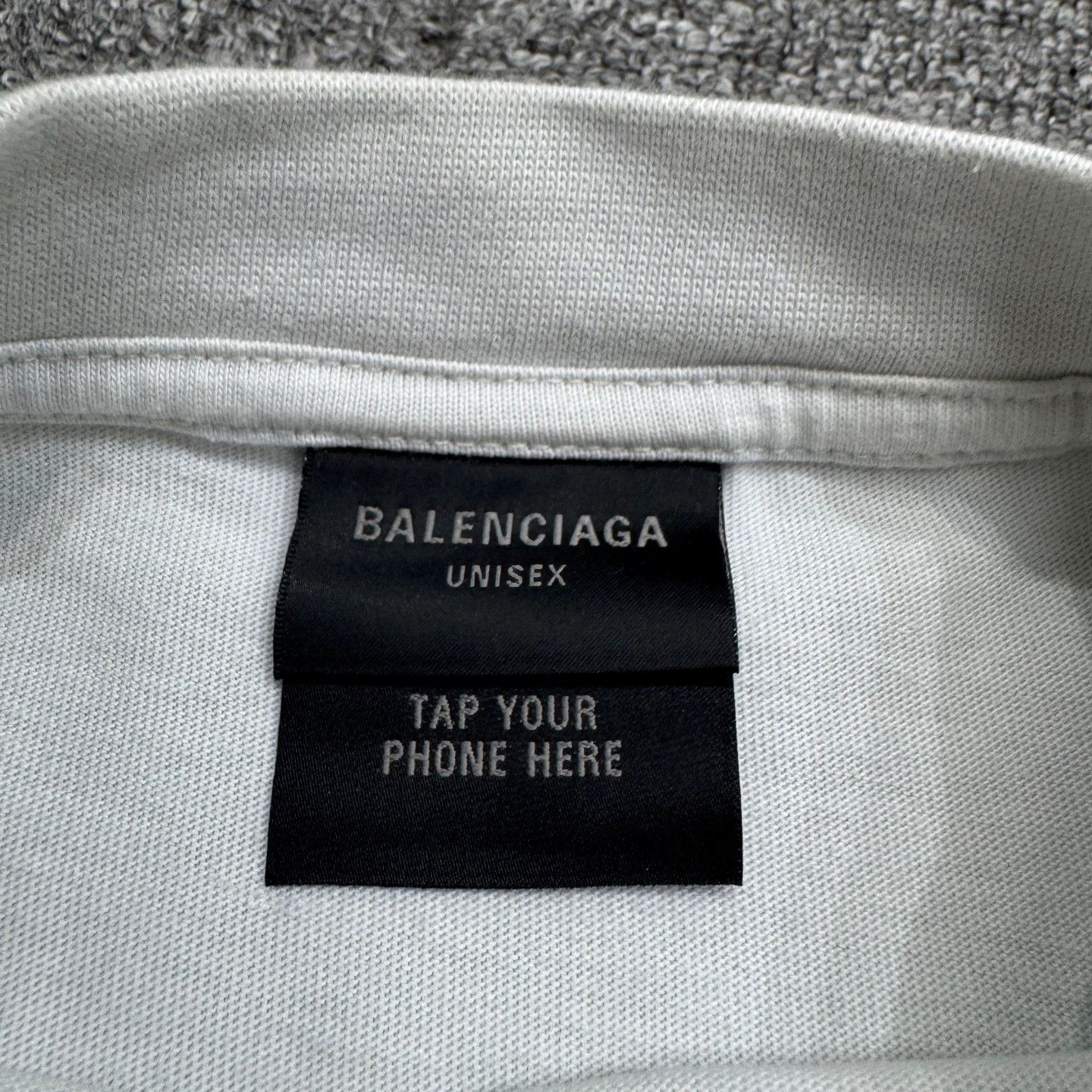 Balenciaga Balenciaga Embroidered Logo Short Sleeve Tee Size 1 Size US S / EU 44-46 / 1 - 2 Thumbnail