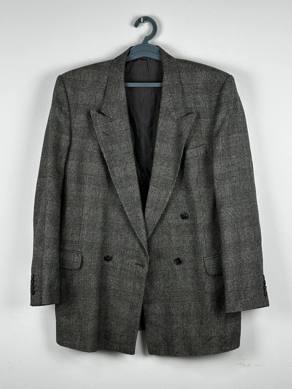 Yves Saint Lauren YSL Wool Double Breasted Blazer Jacket