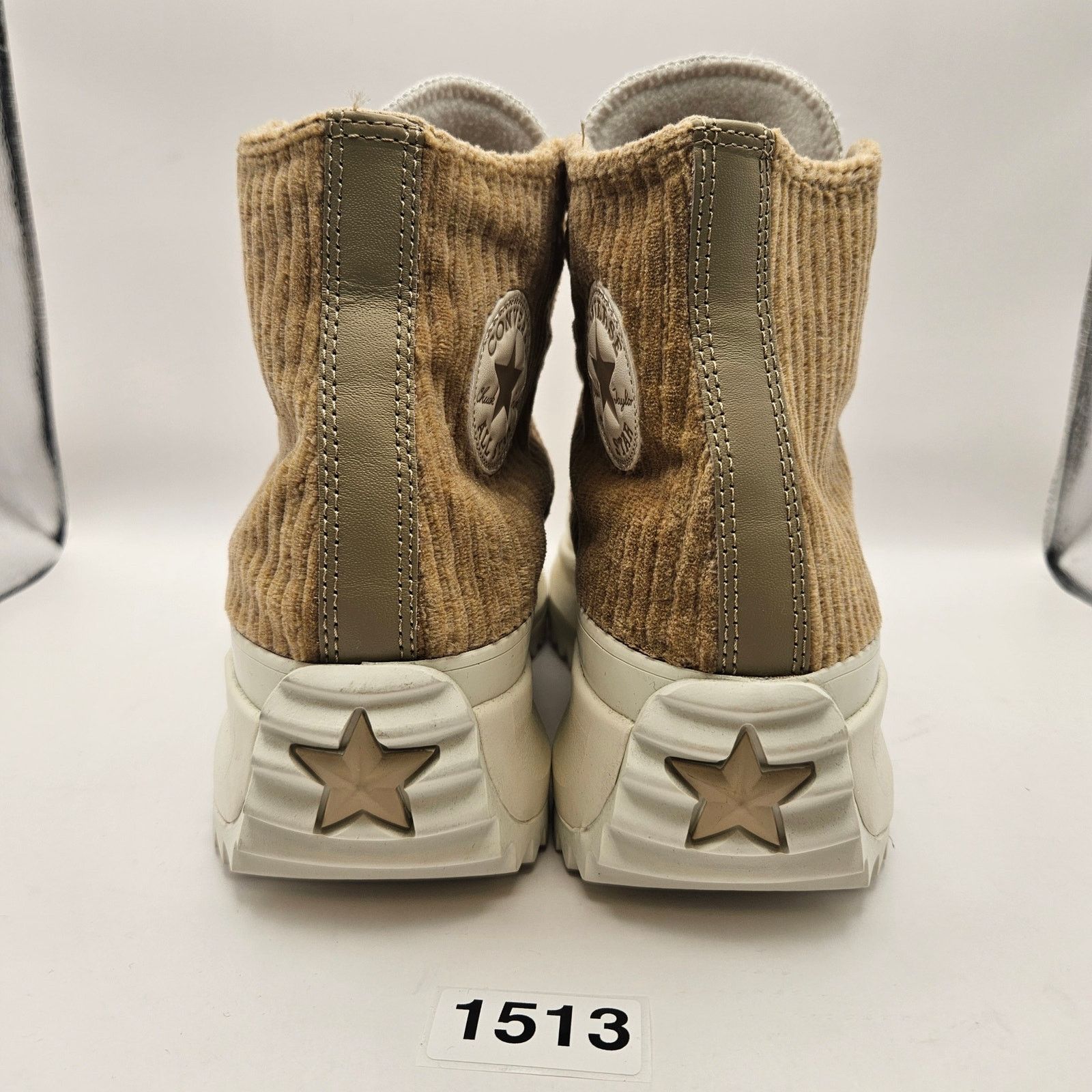 Converse CONVERSE MEN'S 9 RUN STAR HIKE PLATFORM HIGH STRIPED KNIT Size US 9 / EU 42 - 3 Thumbnail
