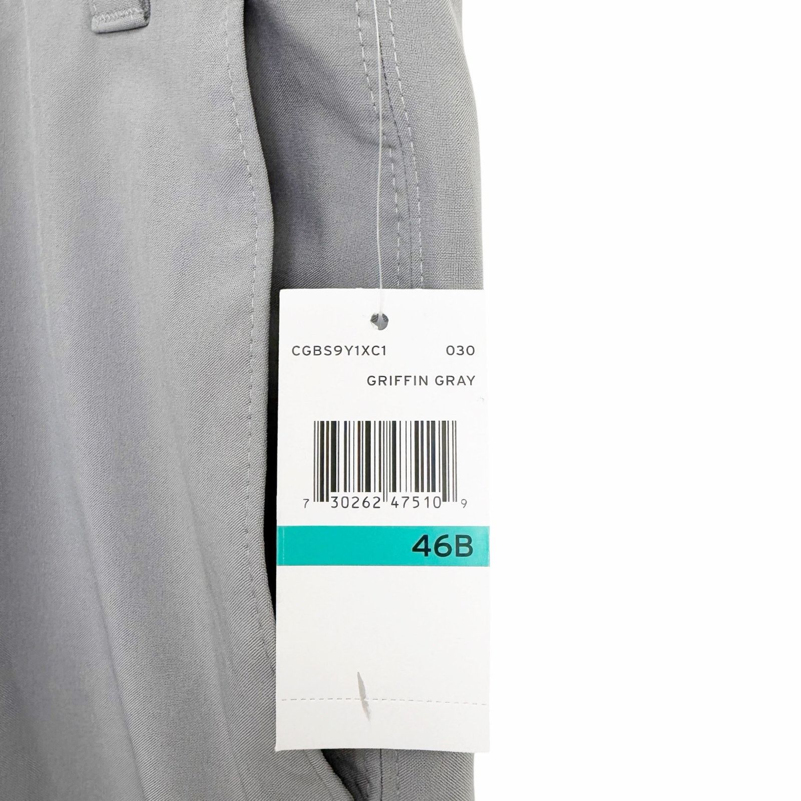 Callaway Callaway Gray Stretch Waistband Flat Front Chino Shorts 46B Size US 44 / EU 60 - 2 Thumbnail