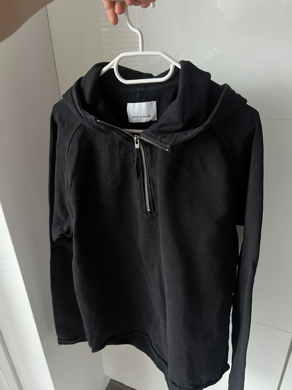 Samsoe Samsoe Samsoe Samsoe Avant Garde Men’s Cotton Hozier Zip Hoodie Size US L / EU 52-54 / 3 - 2 Thumbnail