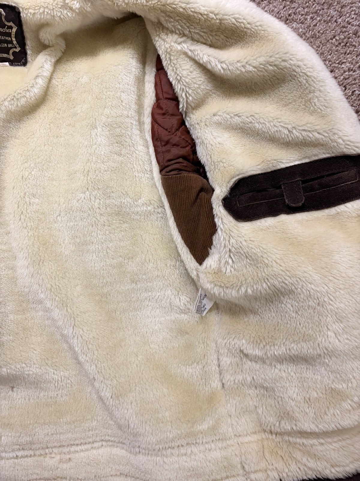 Other Korean Sherpa Trucker Brown Jacket Size M / US 6-8 / IT 42-44 - 7 Thumbnail