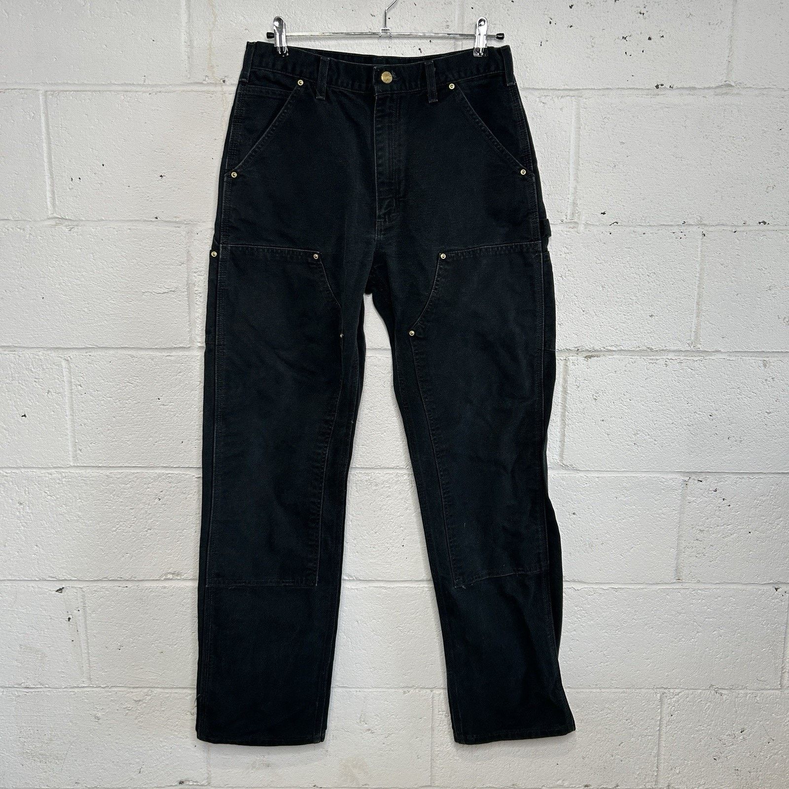 Carhartt Vintage Carhartt DoubleKnee Carpenter Pants “Black” B01 BLK Size US 32 / EU 48 - 1 Thumbnail