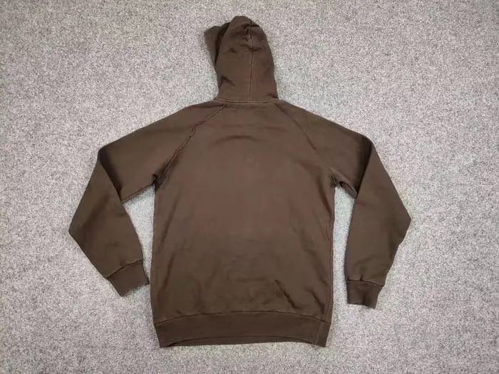 Quiksilver Vintage 90's Quiksilver Brown Big Logo Faded Boxy Hoodie Size US L / EU 52-54 / 3 - 9 Thumbnail