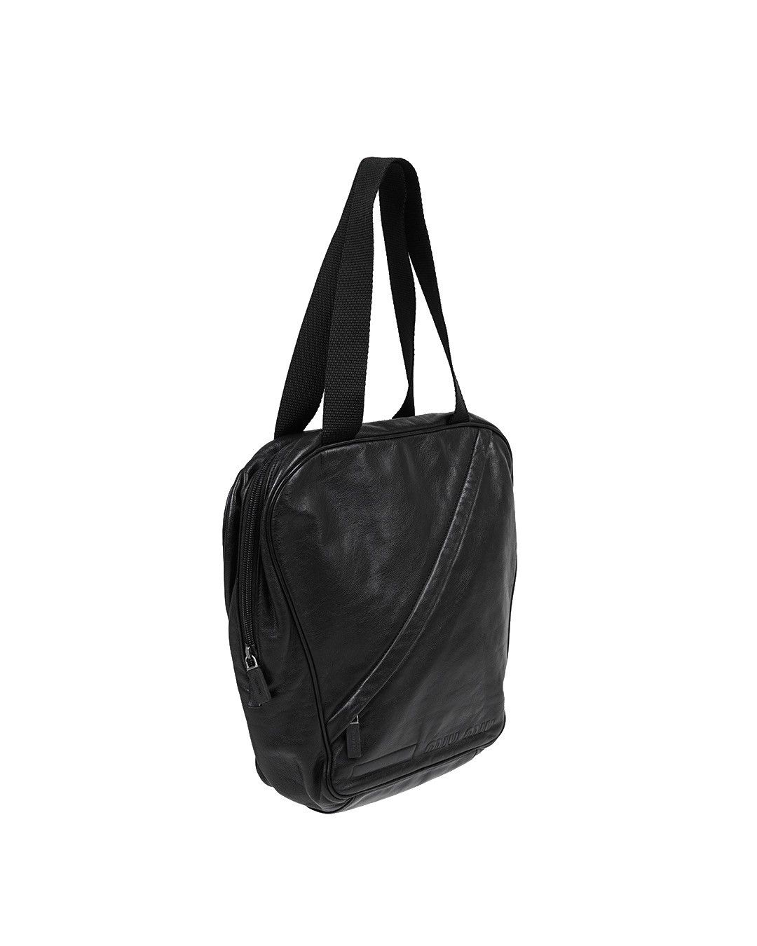 Miu Miu Miu Miu S/S2000 Black Leather Bowling Bag Size ONE SIZE - 2 Thumbnail