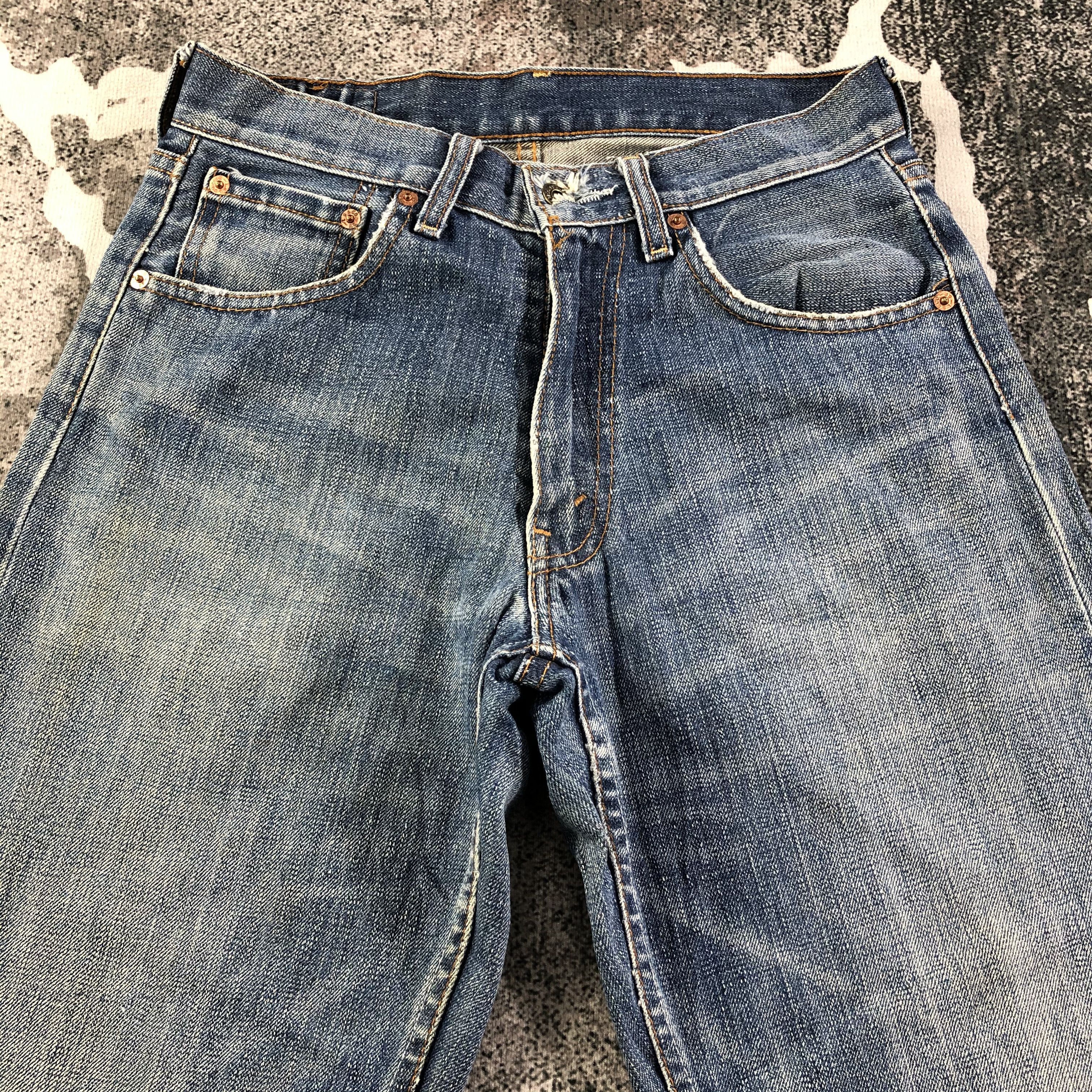 Levi's Vintage Levis 503 Jeans Medium Wash Denim KJ1776 Size US 28 / EU 44 - 3 Thumbnail
