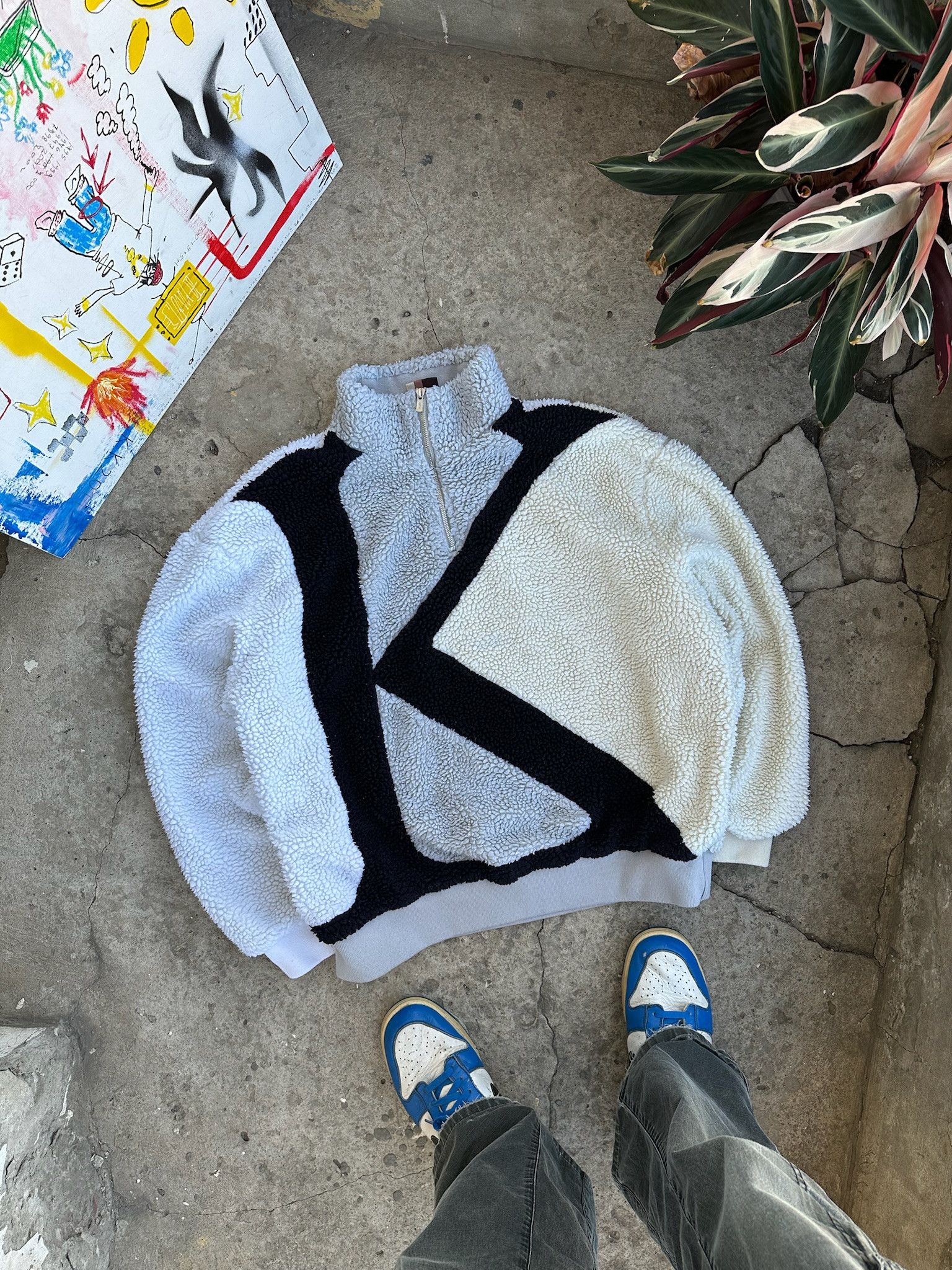 Kith Kith Claremont Sherpa Quarter Zip - Stadium | Grailed