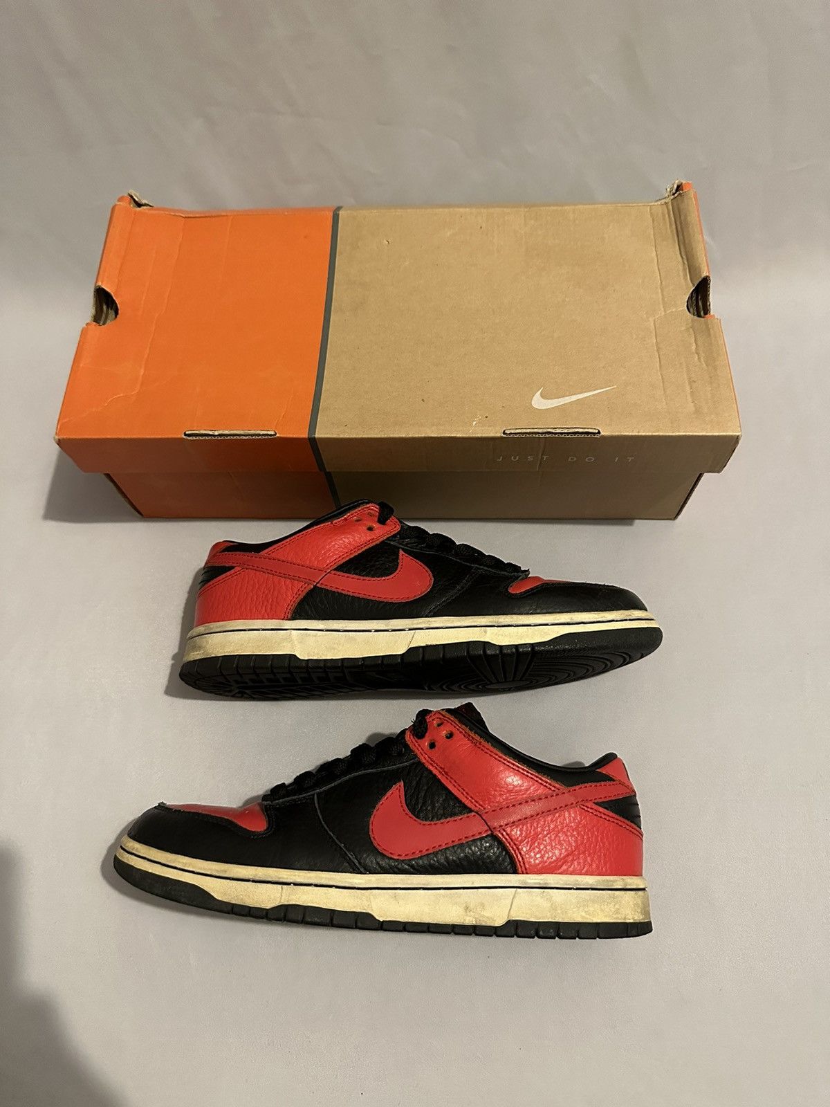 image of Nike Dunk Low Red Jd Sports Exclusive 2004 Shoes, Men's (Size 7)
