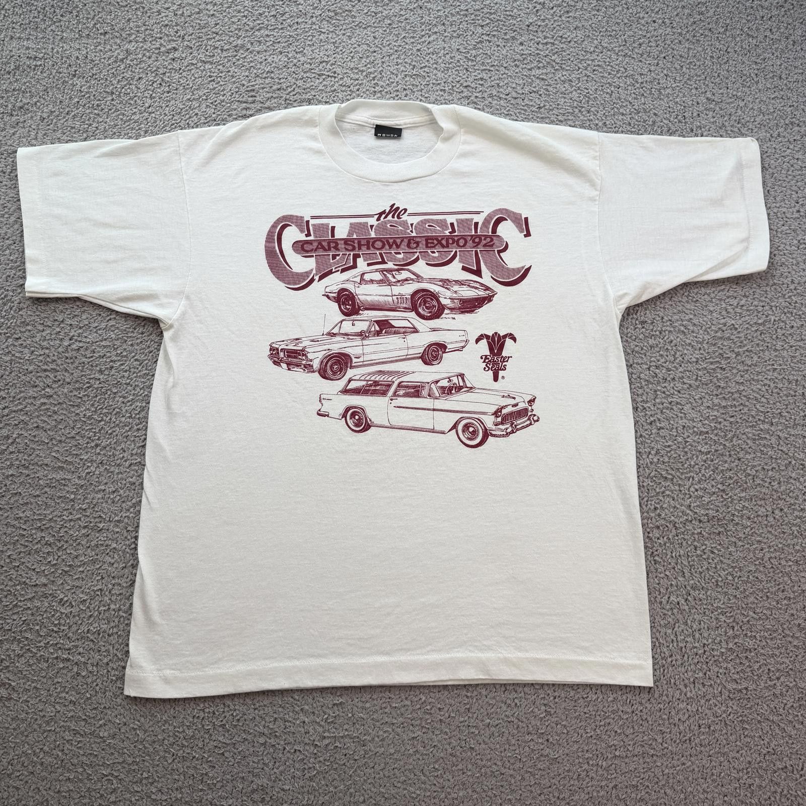 Other Vintage 1992 Classic Car Show Expo T Shirt Screen Stars USA Size US XL / EU 56 / 4 - 1 Thumbnail