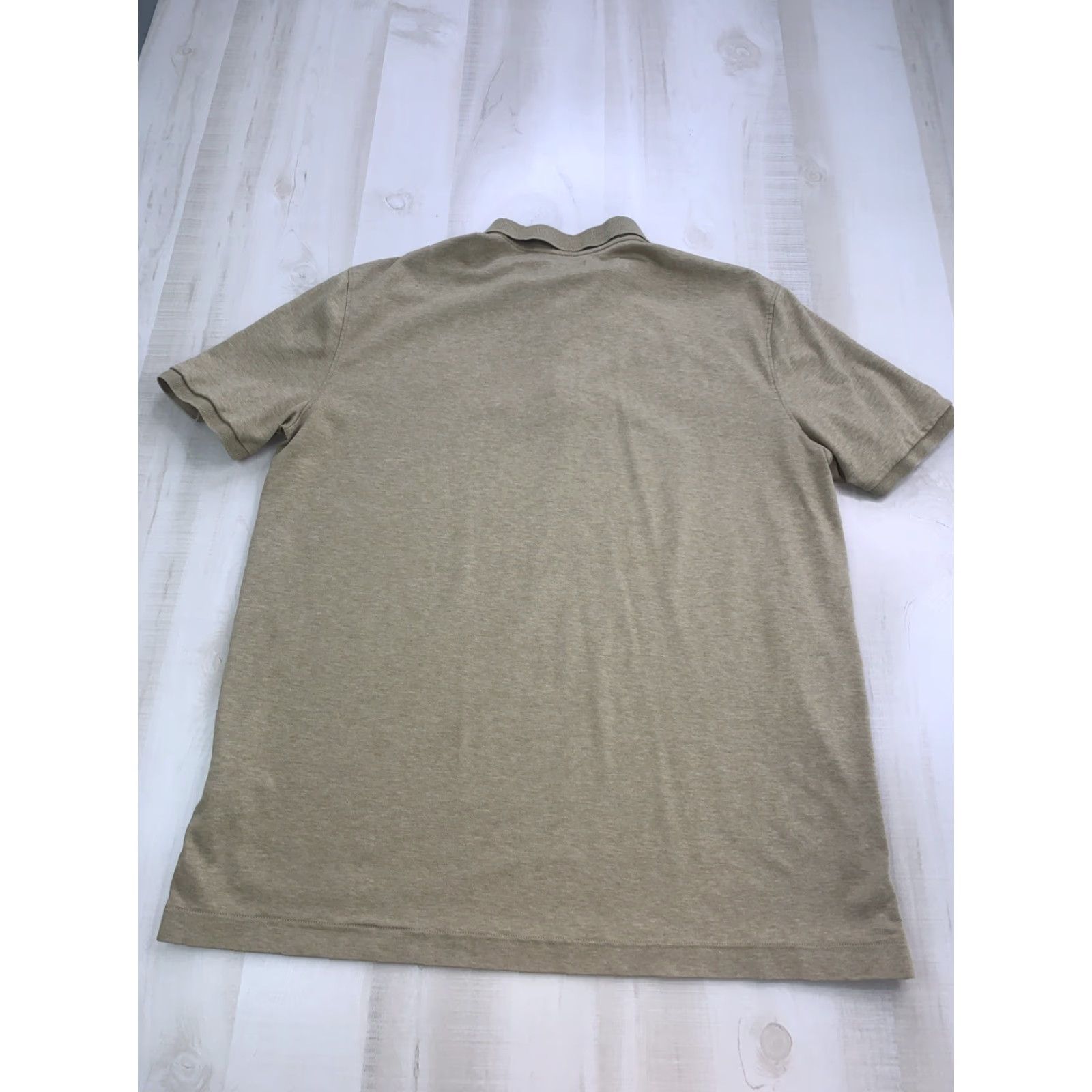 Banana Republic VINTAGE Banana Republic Luxury Touch Performance Polo Shirt Mens XLT Polo Beige Short Sleeve Collared 100% Cotton Golf Walking School Mens Size US XL / EU 56 / 4 - 4 Thumbnail