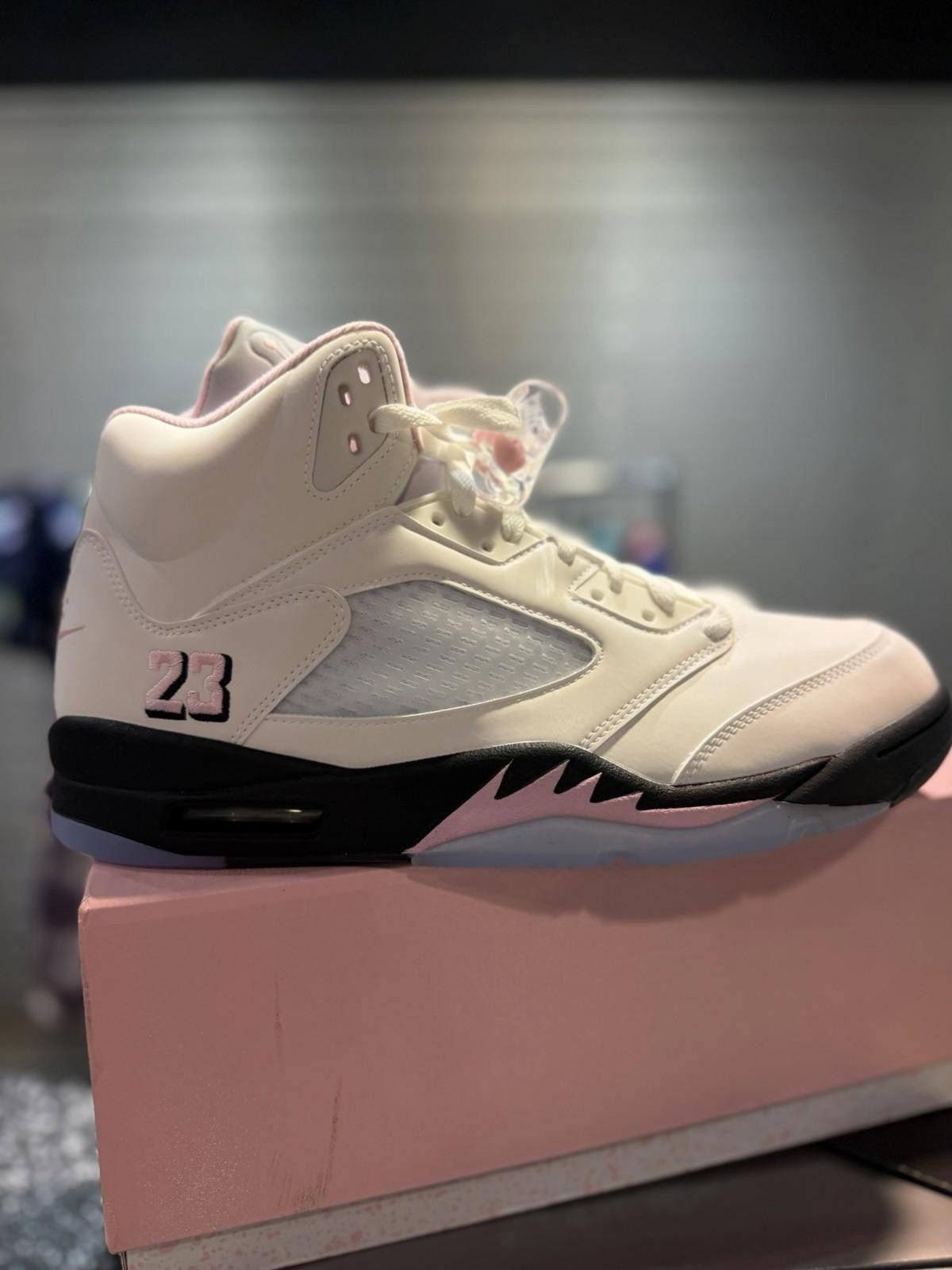 Jordan Brand Air Jordan 5 Retro ‘Medium Soft Pink’ HQ7978-102 Men’s 13 Size US 13 / EU 46 - 9 Thumbnail
