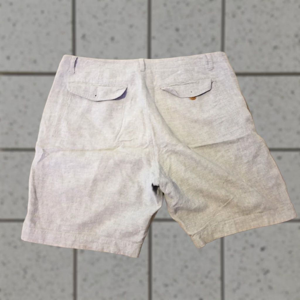 J.Crew J. Crew Gray Linen Shorts 36 Chino Mens Size US 36 / EU 52 - 1 Thumbnail