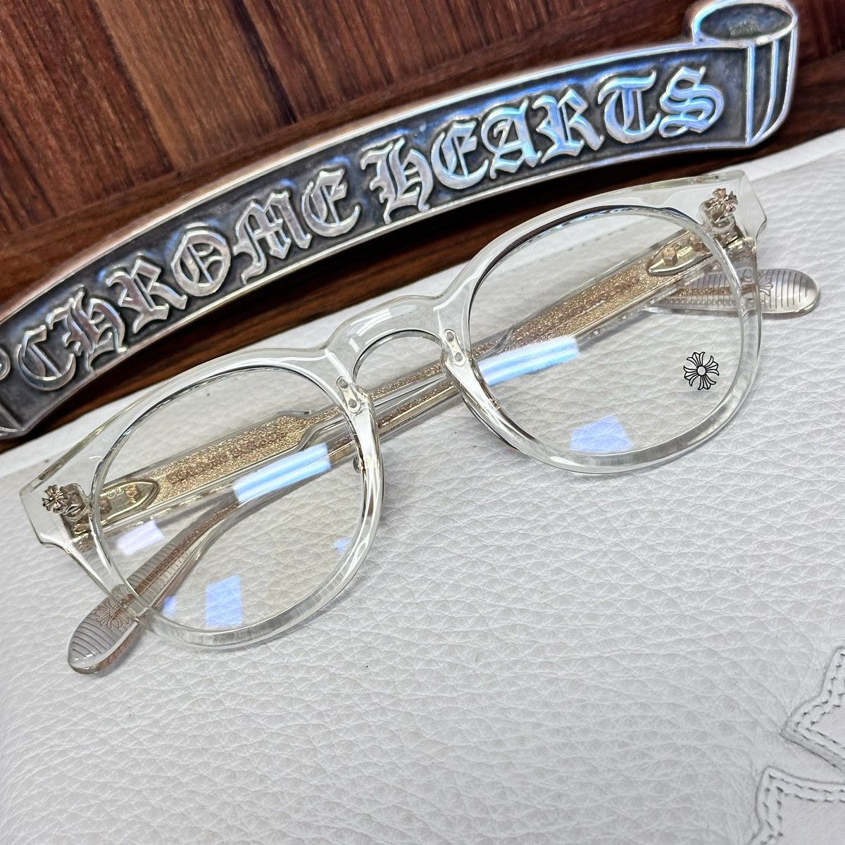 Chrome hearts dingaling linglong eyeglasses main image 1