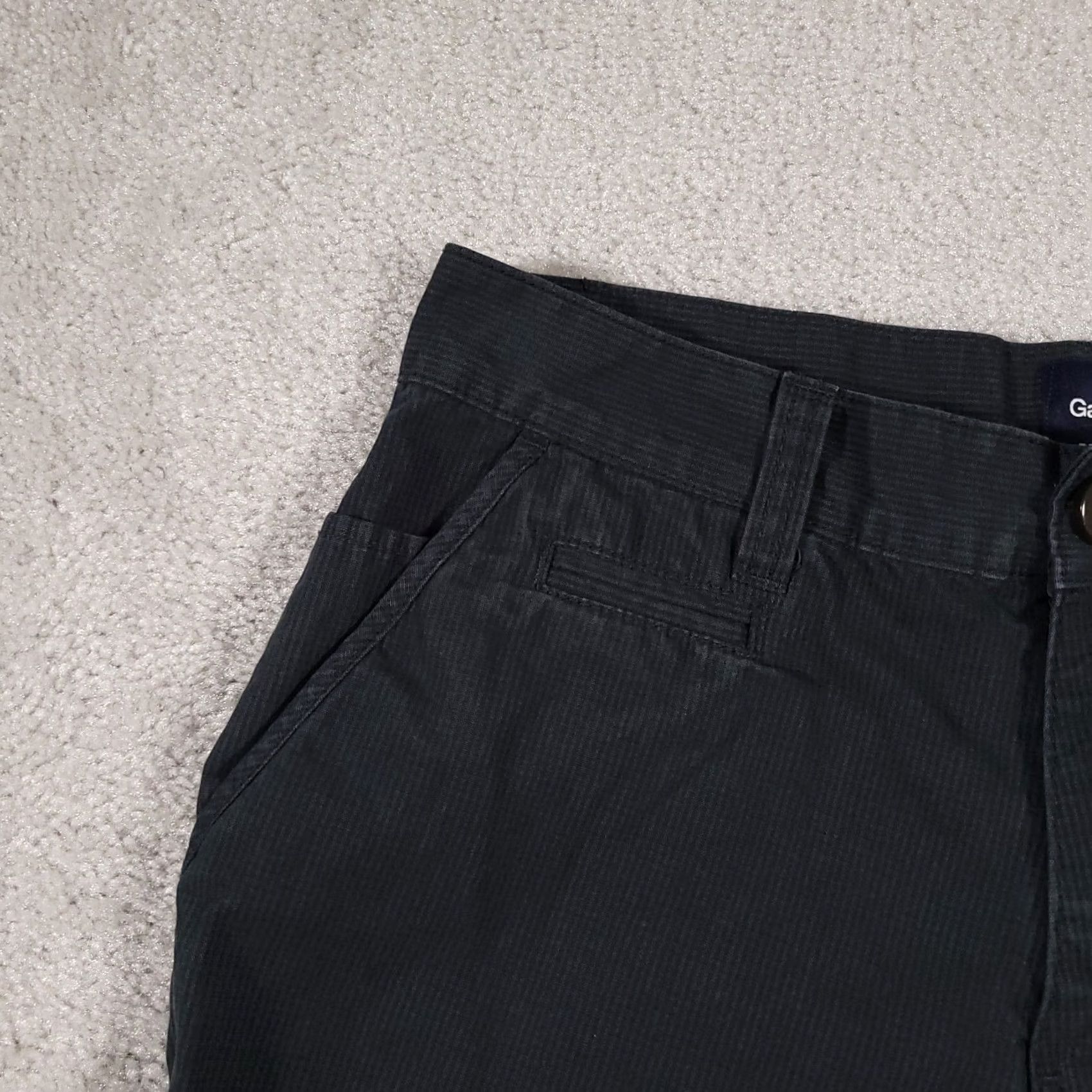 Gap Gap Slim Fit Casual Dress Pants Mens 30x30 Gray Striped Straight Leg Workwear Pants Size US 30 / EU 46 - 4 Thumbnail